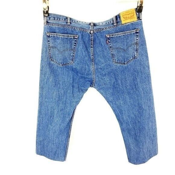 Levi's Levi's 505 Blue Jeans 42/25 High Rise Medium Wash Selvedge Size US 42 / EU 58 - 2 Thumbnail