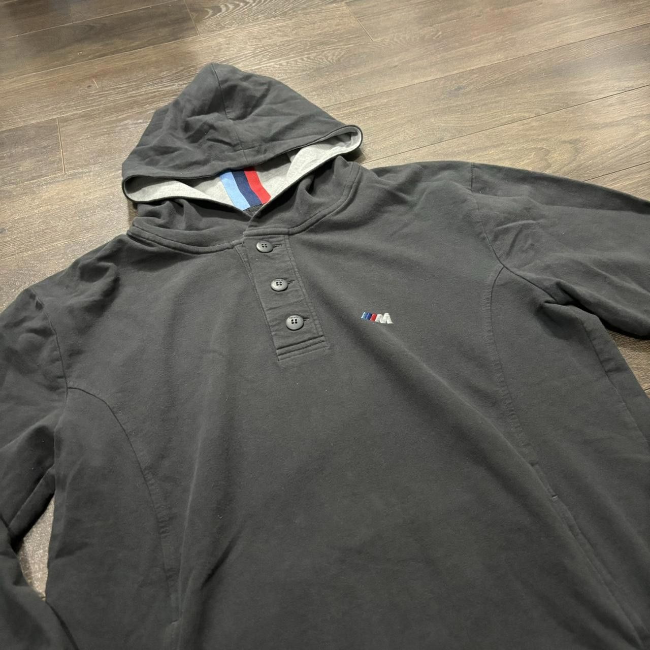 BMW Vintage Bmw Quarter Button Pull Over Hoodie Size US M / EU 48-50 / 2 - 3 Thumbnail