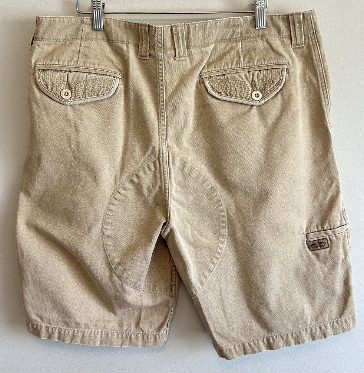 Vans Vintage Vans Mens Tan Beige Khaki Summer Shorts - Size 36 Size US 36 / EU 52 - 6 Thumbnail