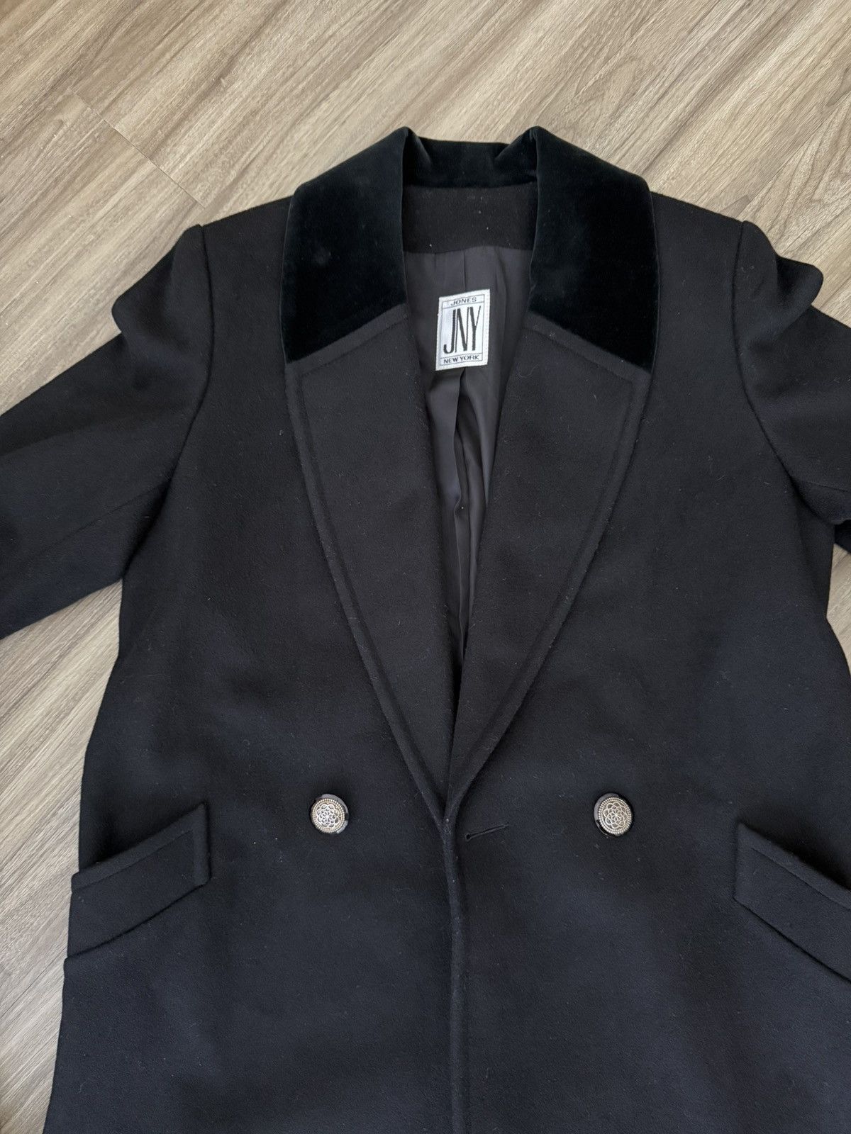 Jones New York Vintage 90s Jones New York Wool Peacoat Size L / US 10 / IT 46 - 5 Thumbnail