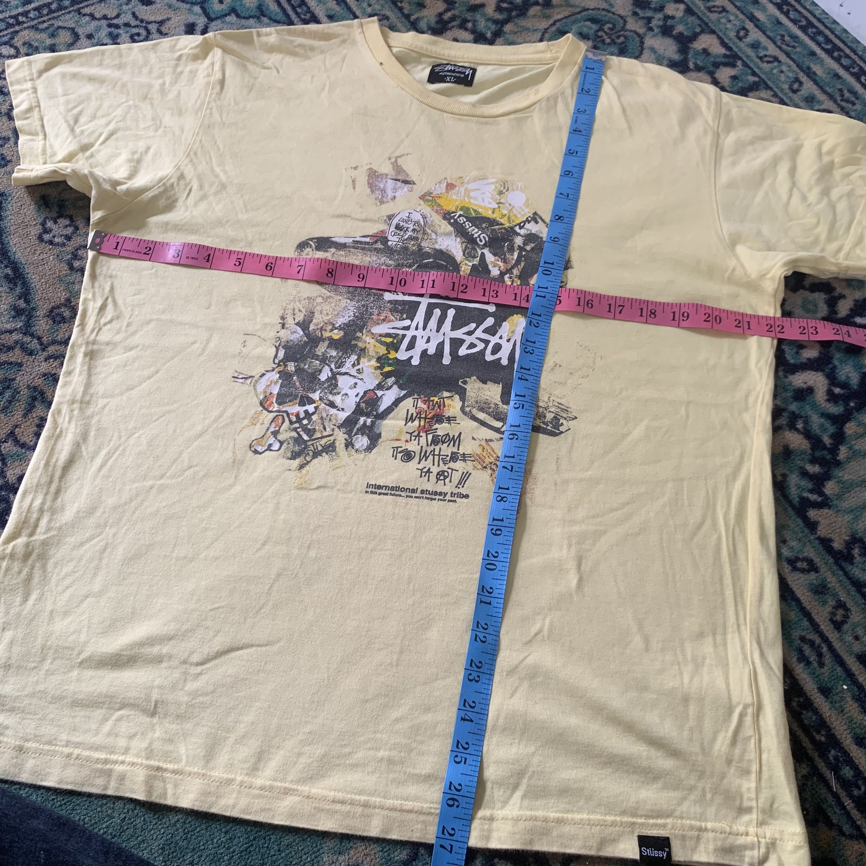 Stussy Stussy 90s Collection T-shirt Full Print Yellow Size US M / EU 48-50 / 2 - 4 Thumbnail