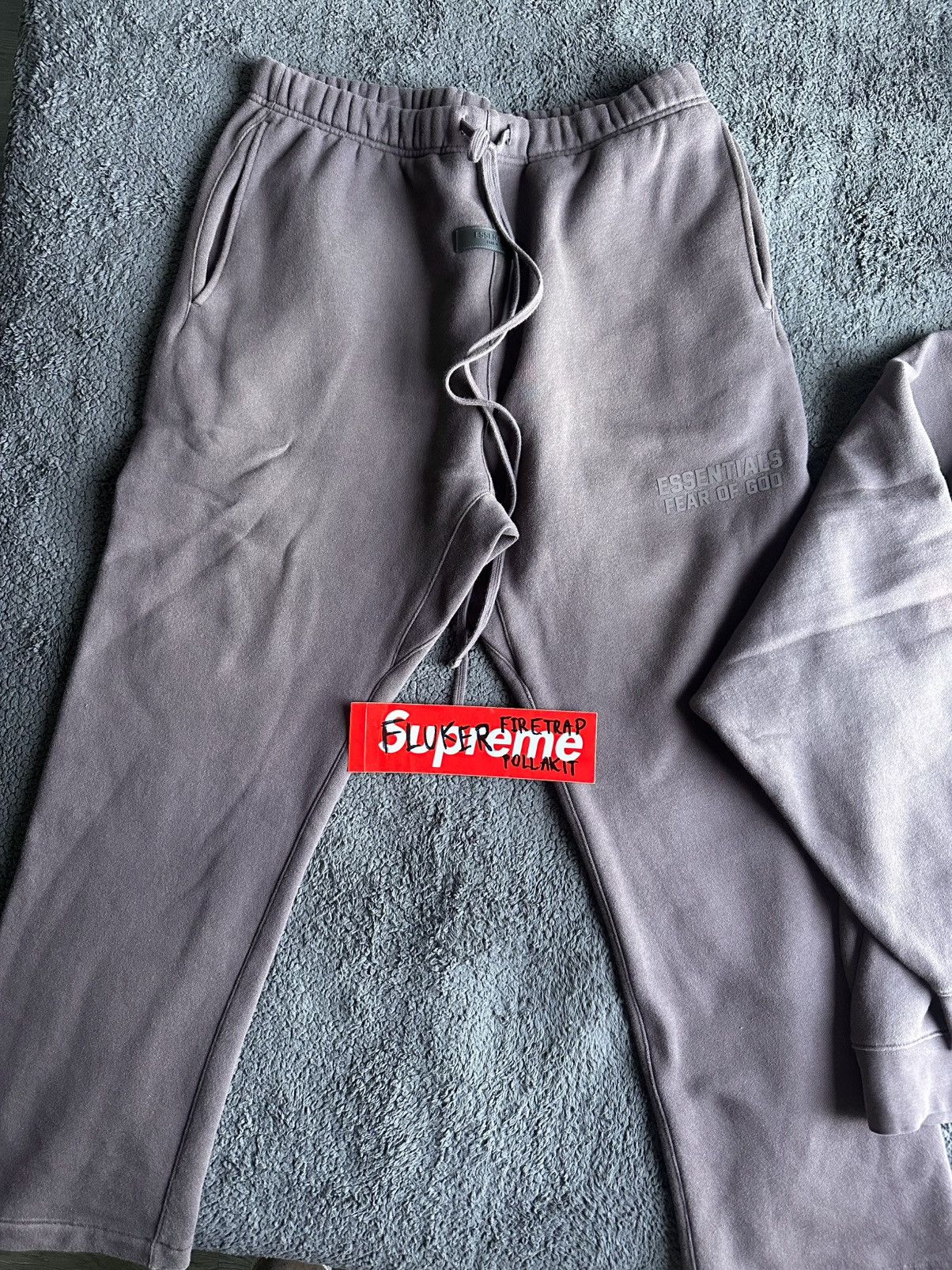 Essentials Bundle: Essentials Raglan hoodie & pants - Plum Size US XL / EU 56 / 4 - 19 Thumbnail