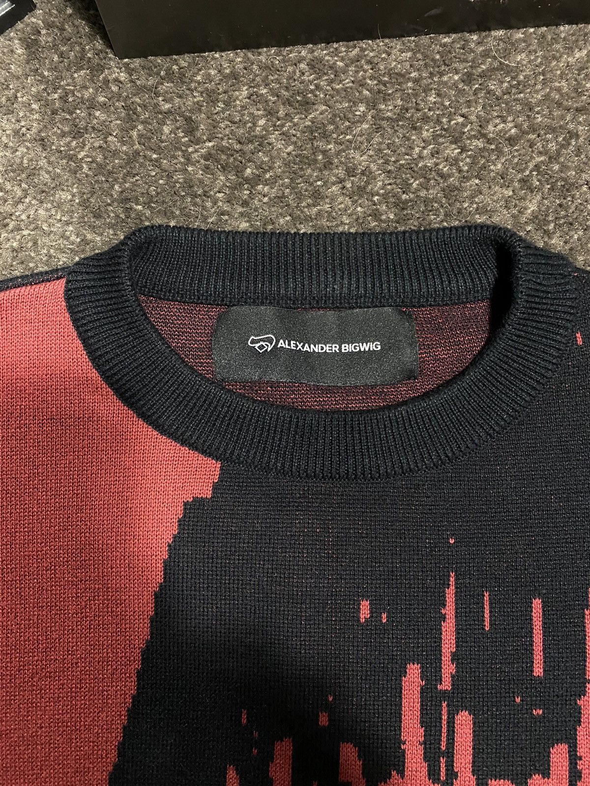 Japanese Brand × Vintage Anime Girl Graphic Sweater in red Size US L / EU 52-54 / 3 - 4 Thumbnail