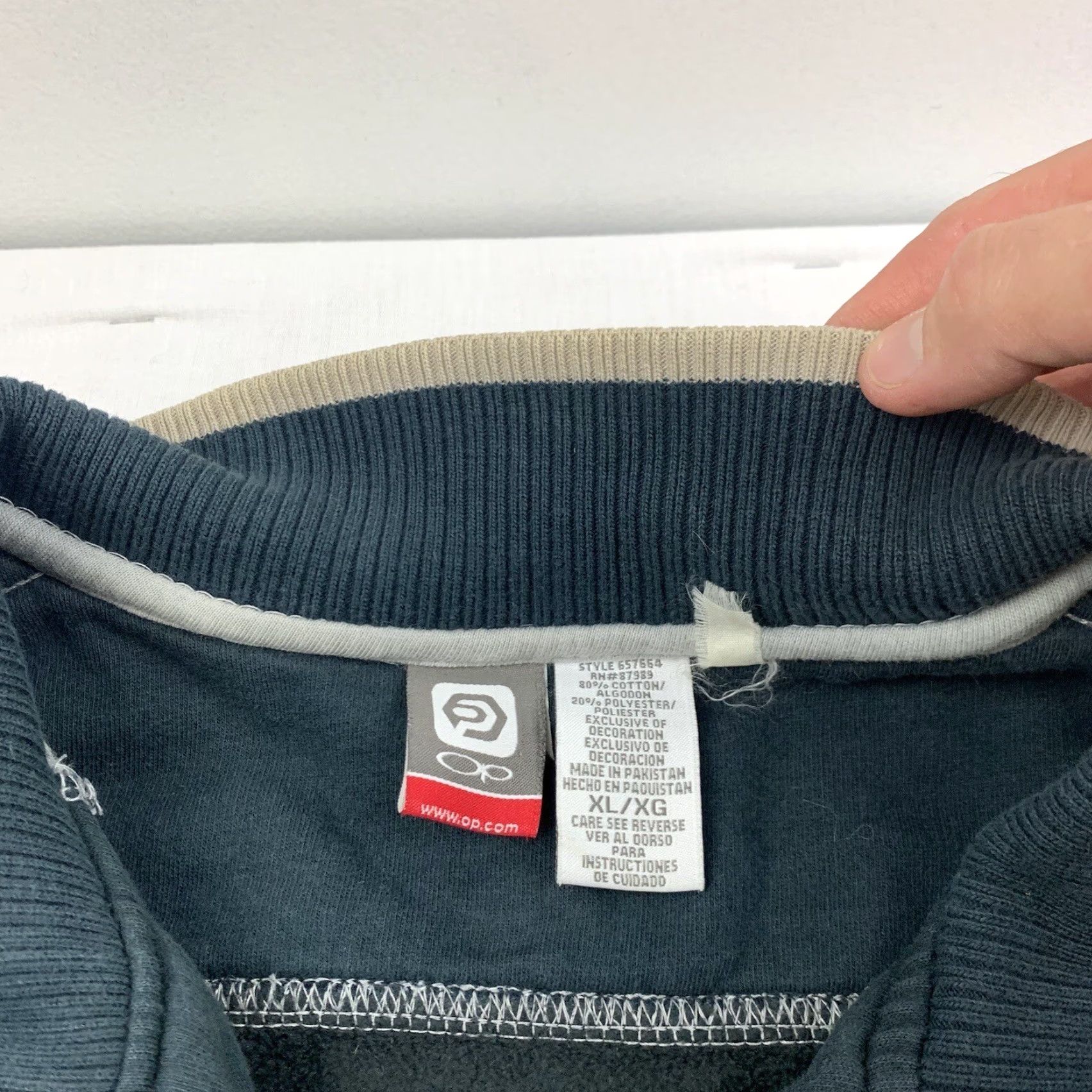 Ocean Pacific VINTAGE Ocean Pacific Sweatshirt Men XL Blue Grunge USA Full Zip Surfer Ocean Pacific Surfwear USA Mens XL Blue Grunge Full Zip Sweatshirt Size US XL / EU 56 / 4 - 6 Thumbnail