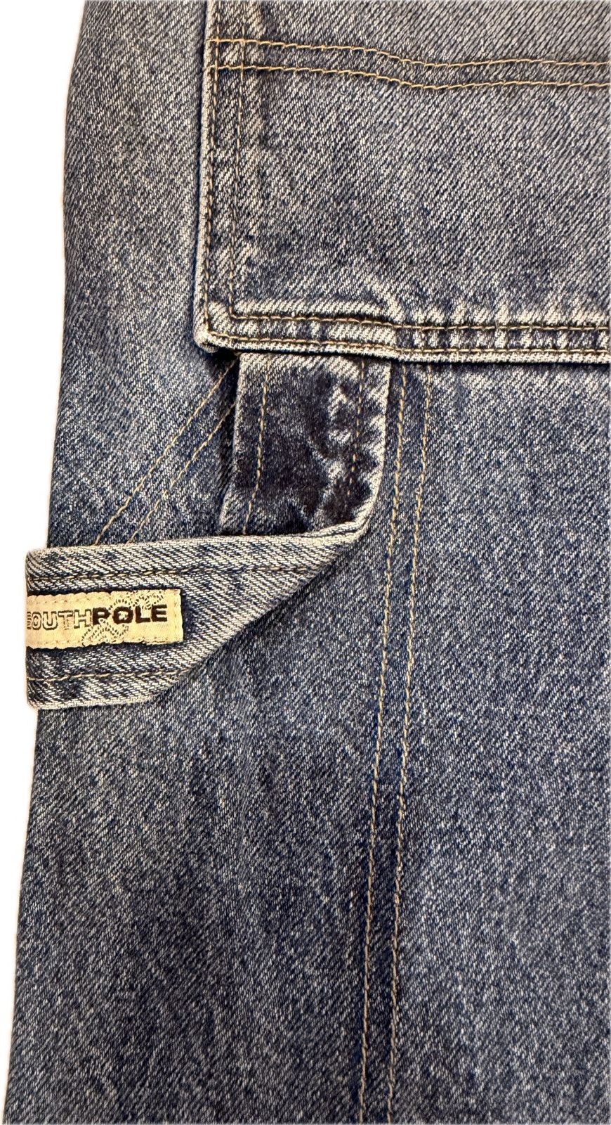 Southpole Vintage Southpole Spelledout Jeans Size US 36 / EU 52 - 4 Thumbnail