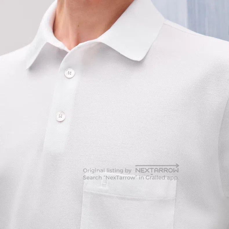 Hermes Hermes Men's Polo shirt, short-sleeve, with H monogram emb Size US L / EU 52-54 / 3 - 8 Thumbnail
