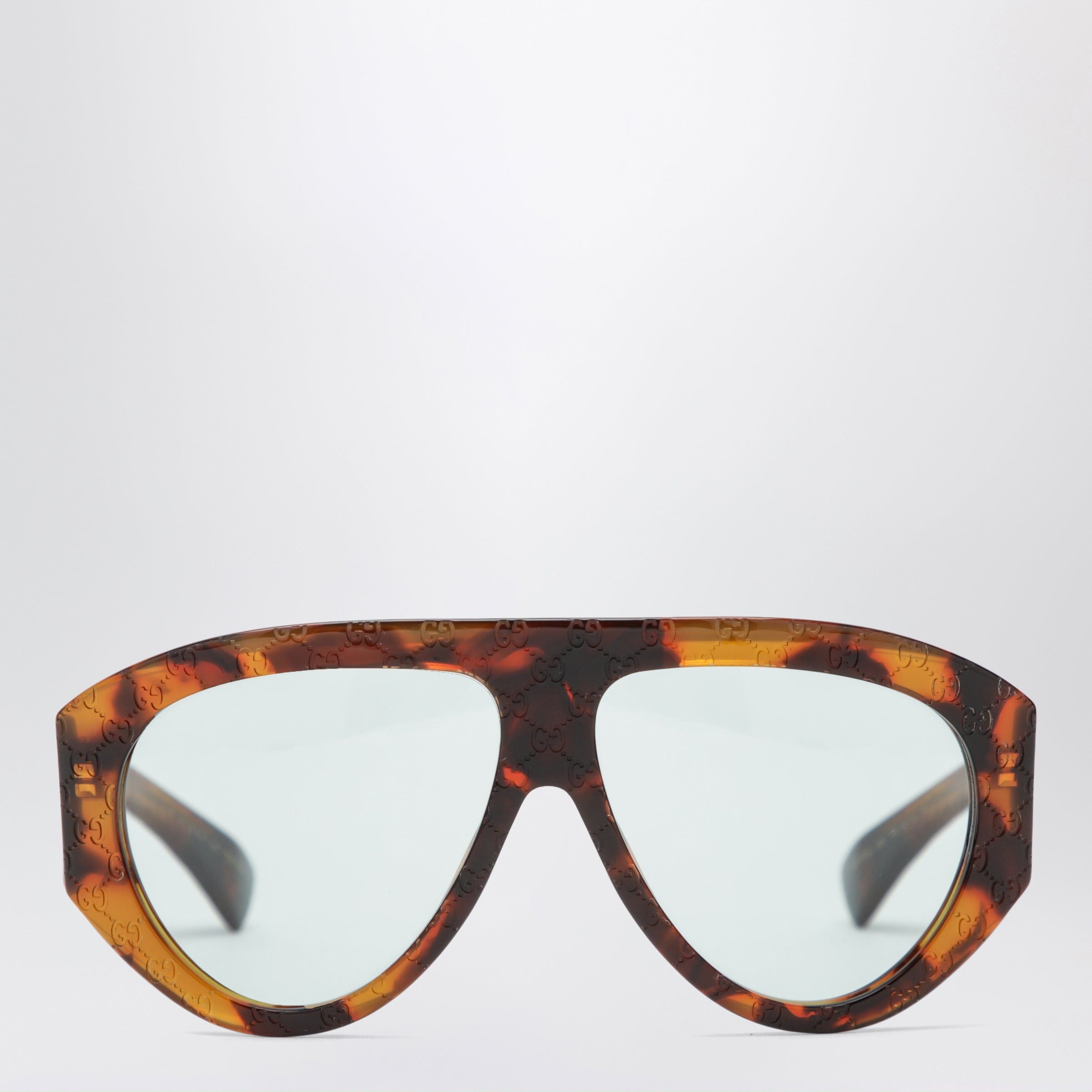 Gucci Gucci Havana Mask Sunglasses Size ONE SIZE - 1 Thumbnail