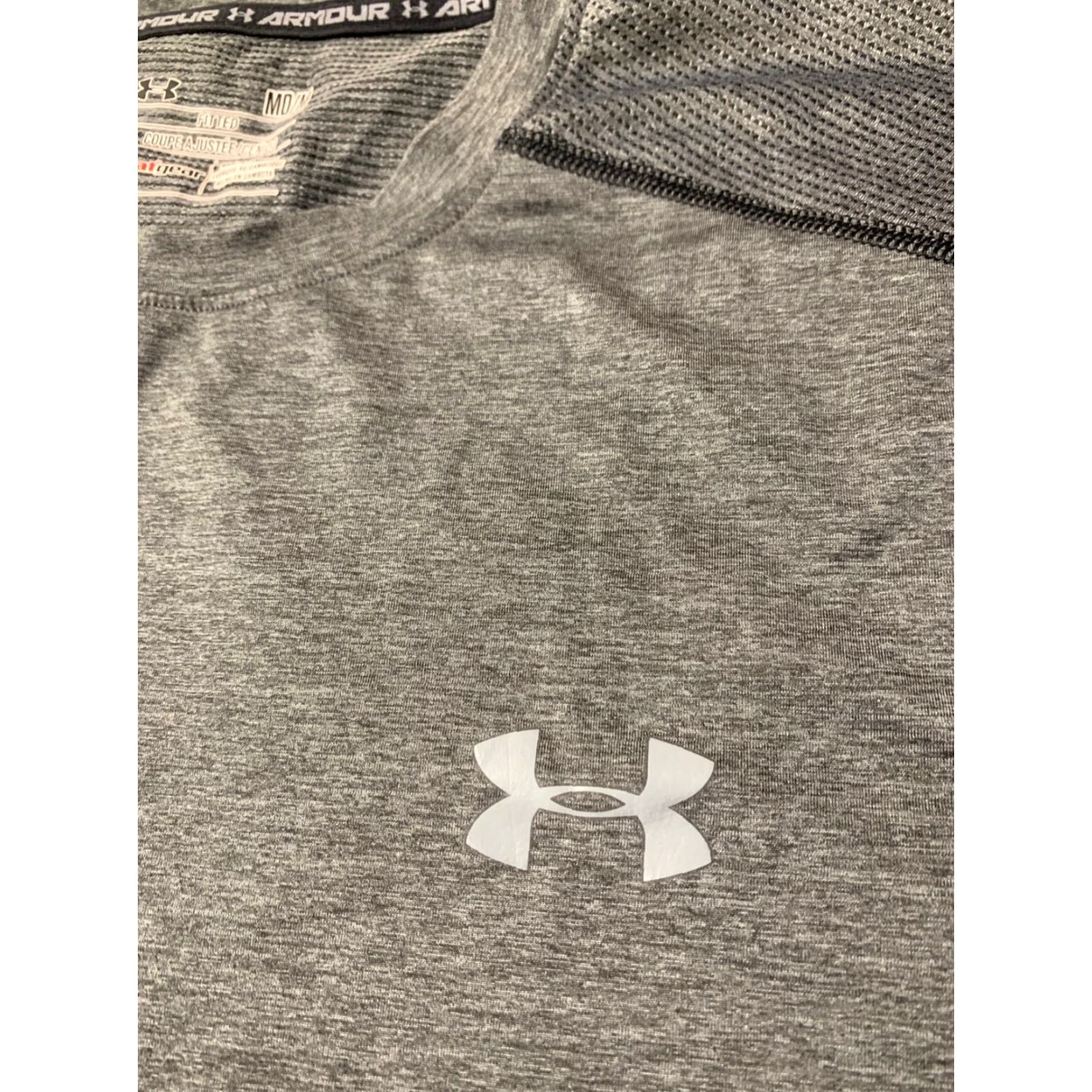 Under Armour UNDER ARMOUR Shirt M Gray 2017 HeatGear Compression Jersey Men HS Crossfit Size US M / EU 48-50 / 2 - 3 Thumbnail