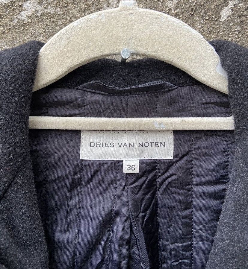 Dries Van Noten Dries Van Noten Double Breasted Long Coat Wool Size US M / EU 48-50 / 2 - 8 Thumbnail
