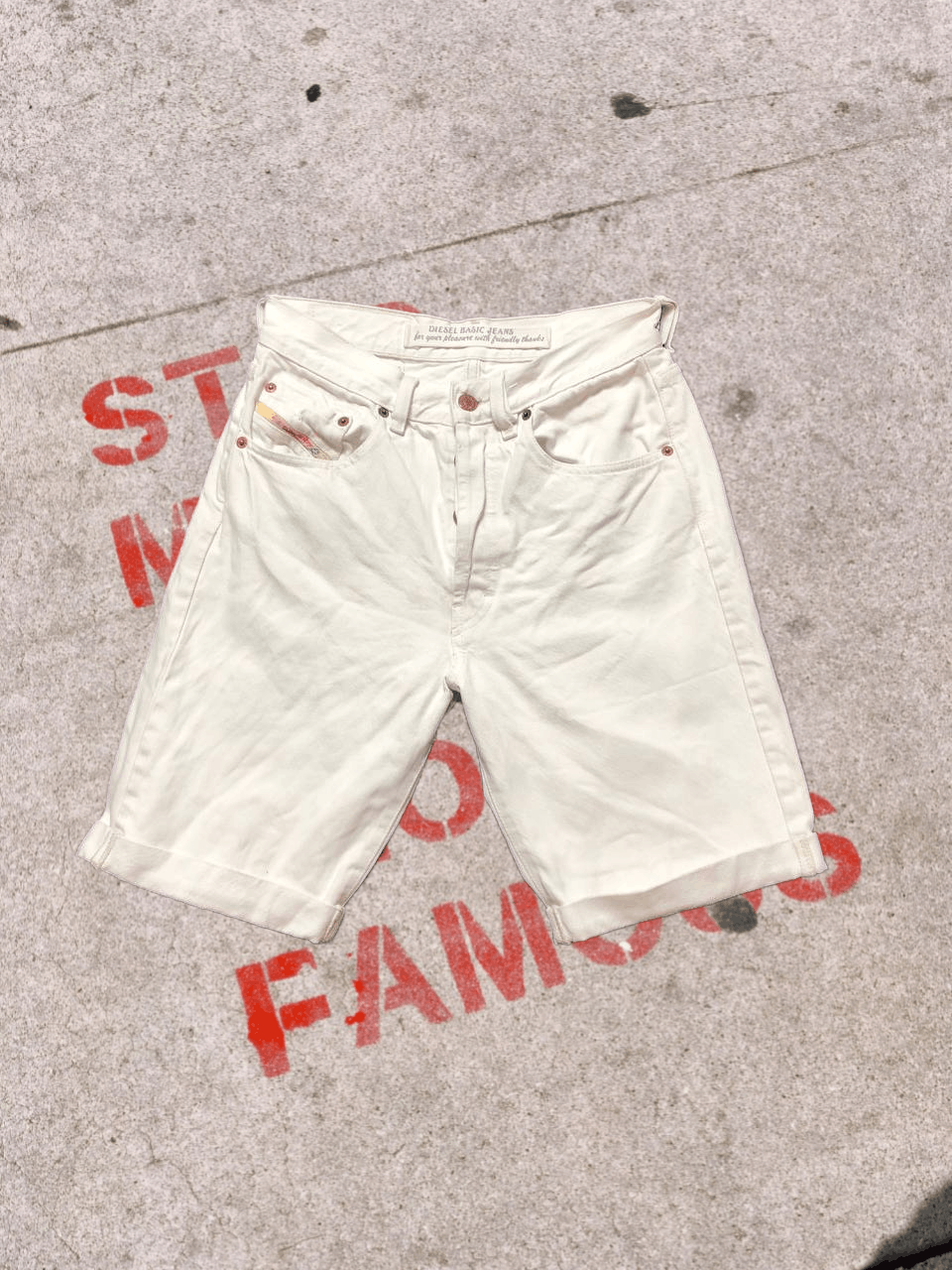 DIESEL STREETWEAR Men’s Denim Shorts Classic Look