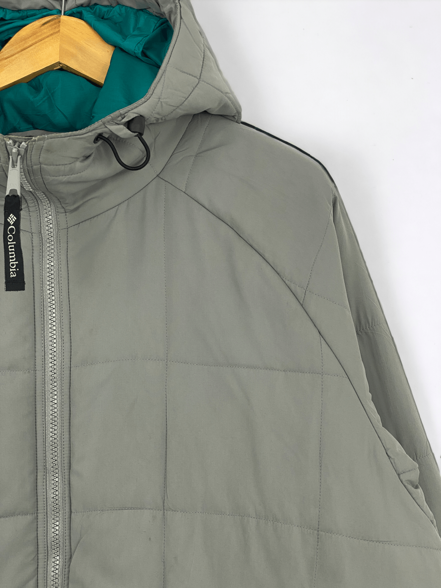 Columbia Vintage Columbia Quilted Hoodie Puffer Down Jacket Size US XL / EU 56 / 4 - 9 Thumbnail