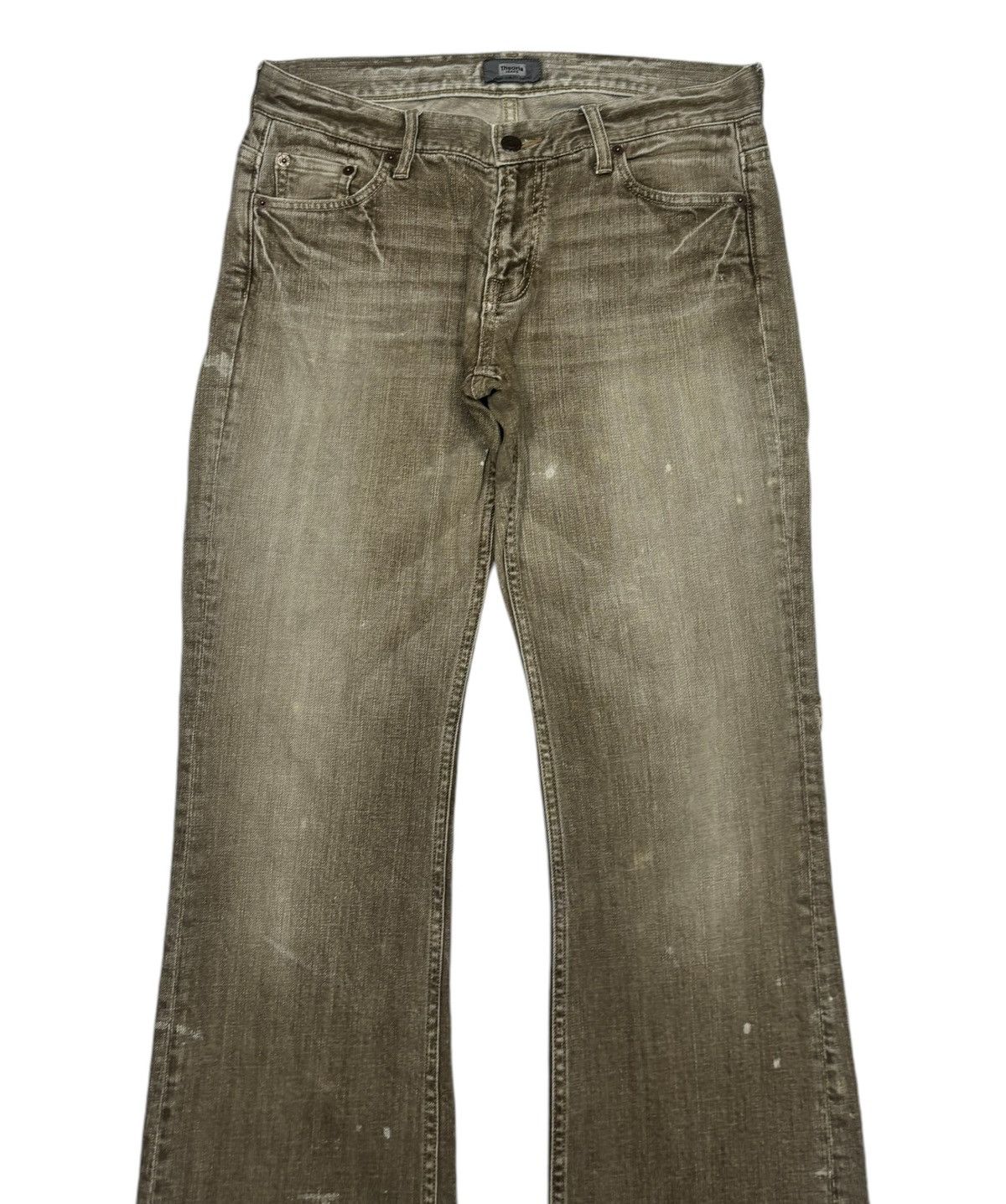 Hysteric Glamour × Japanese Brand 🔥SICK WASHED BROWN THEORIA DENIM PANTS Size US 30 / EU 46 - 3 Thumbnail