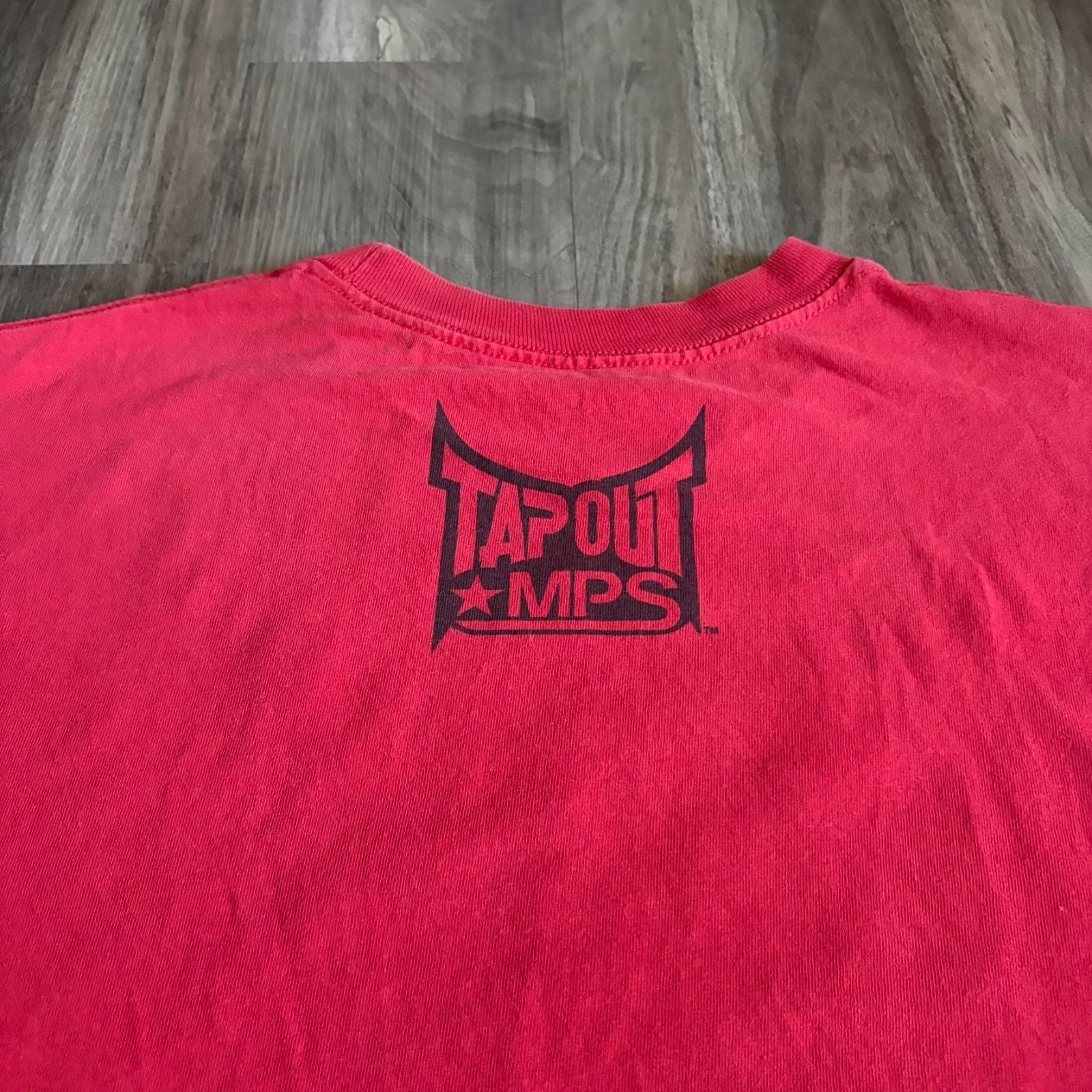 Tapout × Vintage Vintage Y2K Tapout T-Shirt Sz XL Chopped Sleeveless Red MMA Size US XL / EU 56 / 4 - 6 Thumbnail