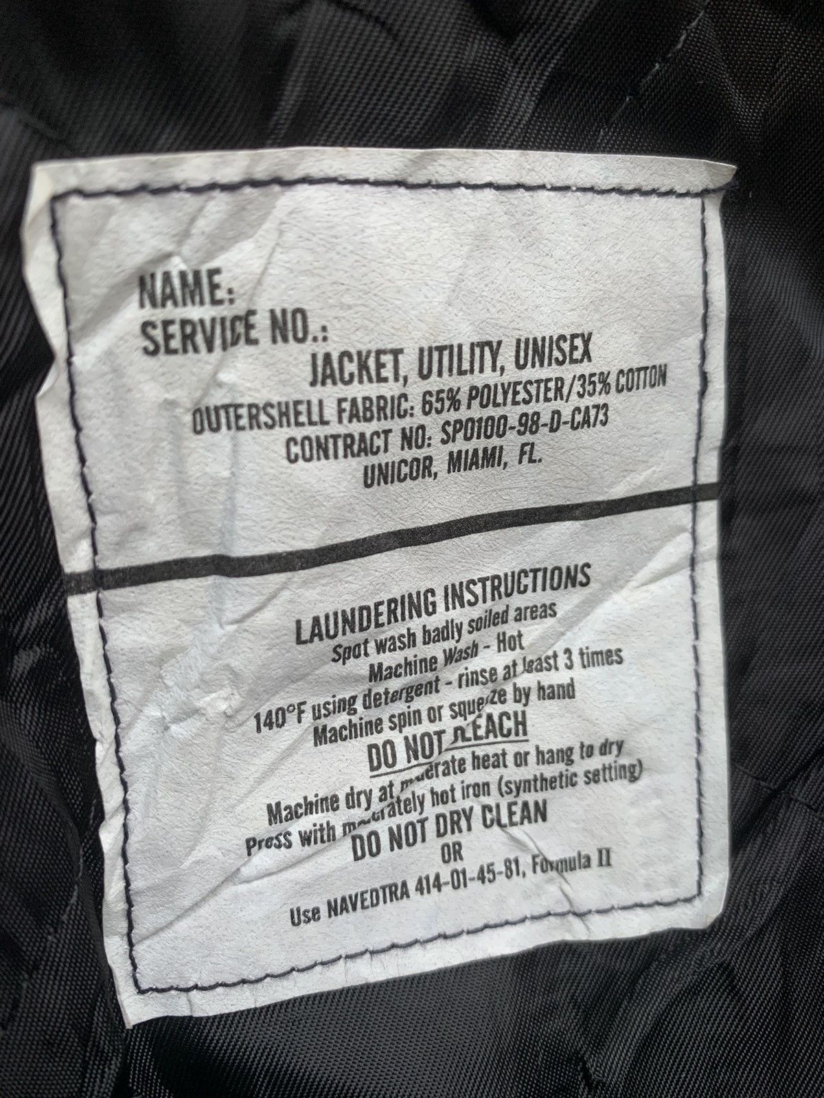 Vintage Utility Unicor Military Jacket Size US L / EU 52-54 / 3 - 3 Thumbnail