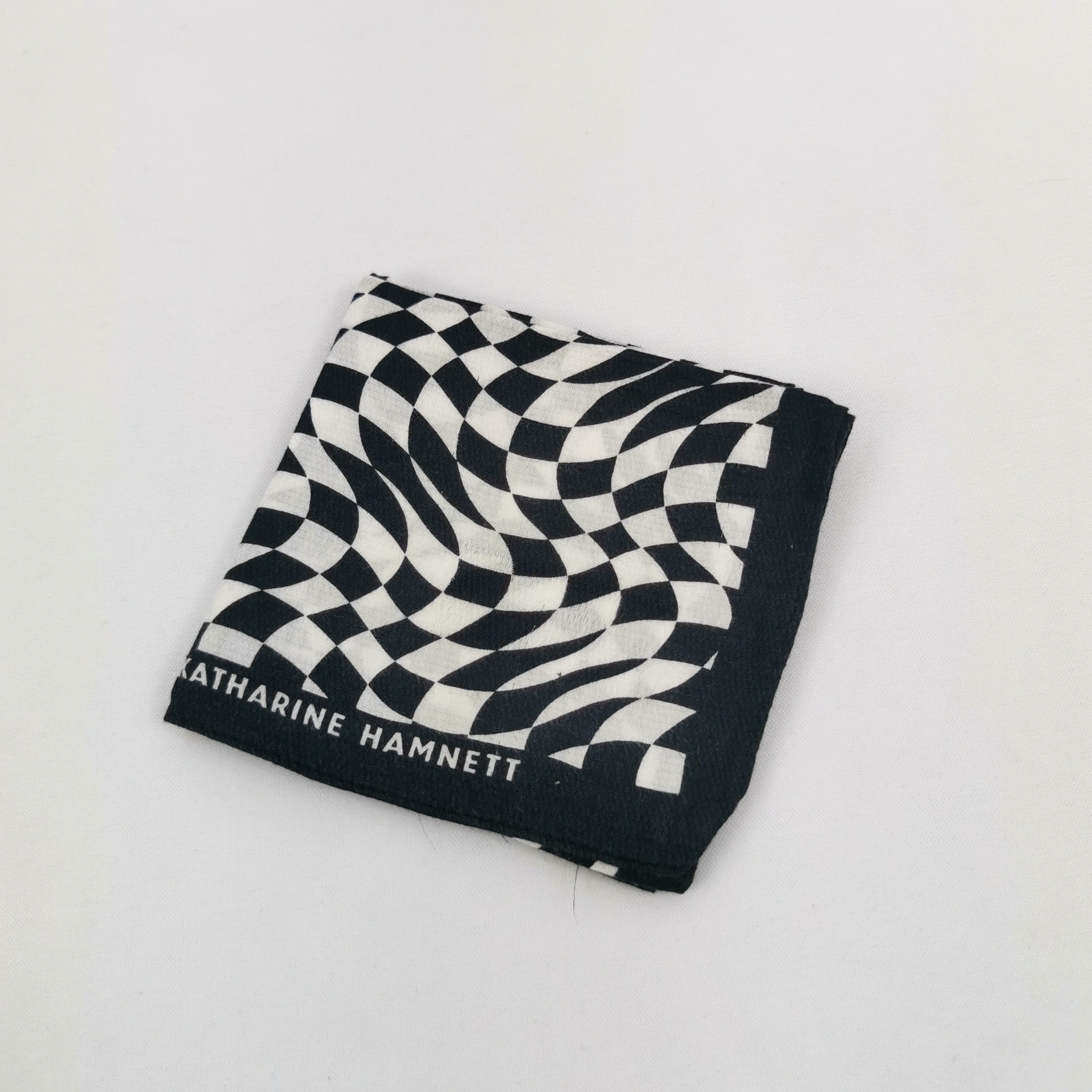 Katharine Hamnett London Vintage Kathrine Hamnett Handkerchief Neckerchief Bandana Size ONE SIZE - 4 Thumbnail