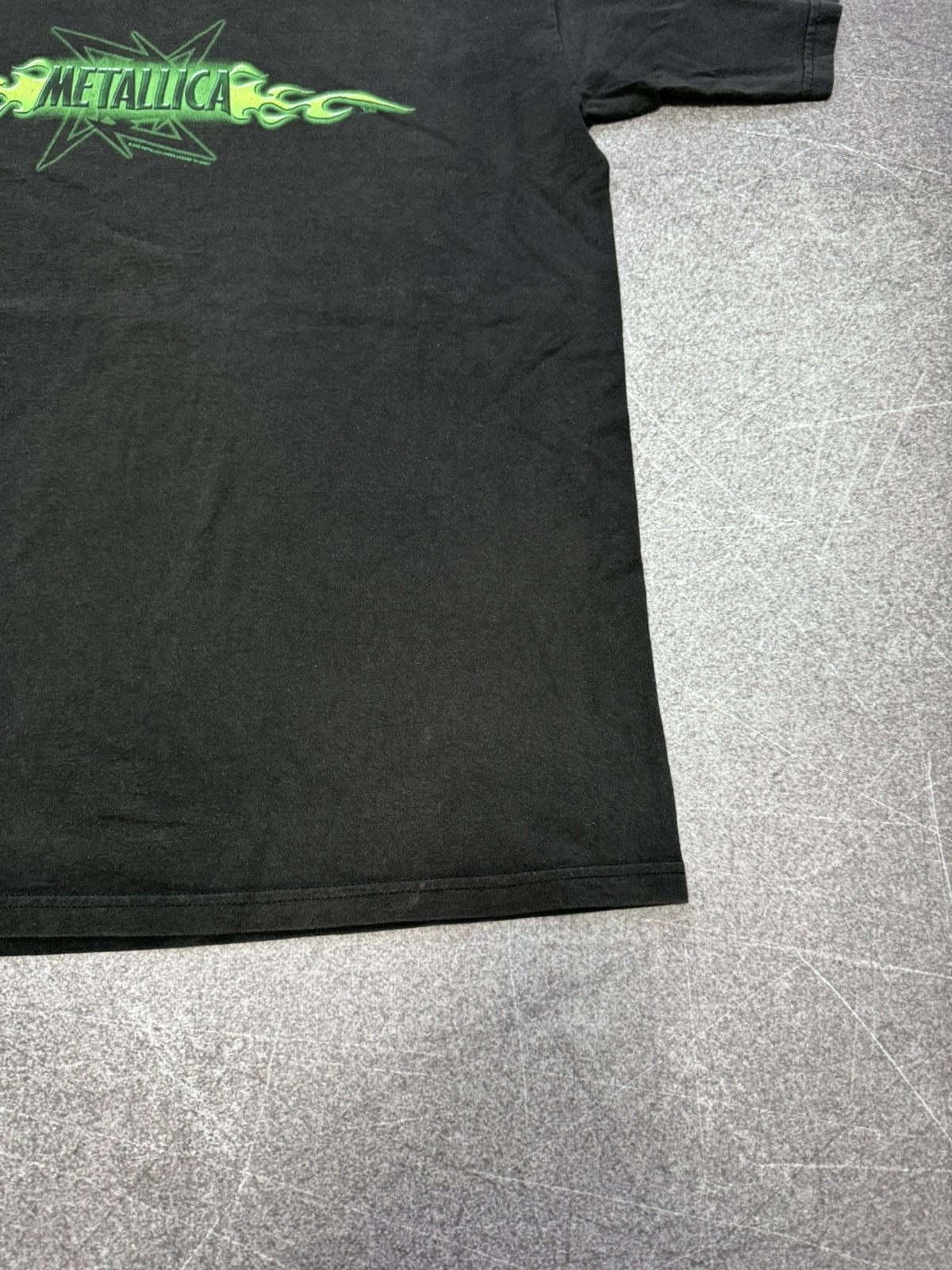 Band Tees Vintage Metallica 2002 Spell Out Fire Ninja Star Y2k Size US XL / EU 56 / 4 - 6 Thumbnail