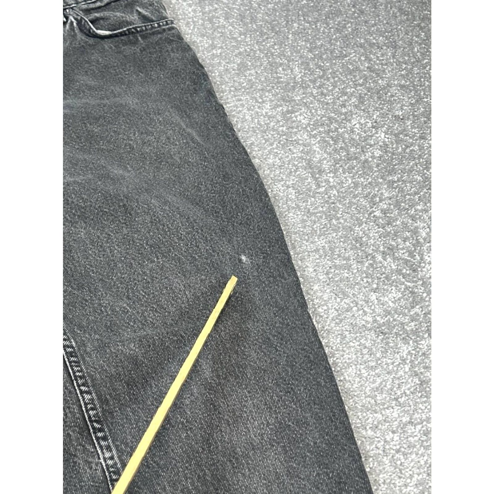 Levi's VINTAGE Levi's 550 Jeans Mens 33 Black Denim Relaxed Fit 90s Orange Tab 30x29 Levi's 500 Series 5-Pocket Design Jeans Men Black 90s Size US 33 - 4 Thumbnail