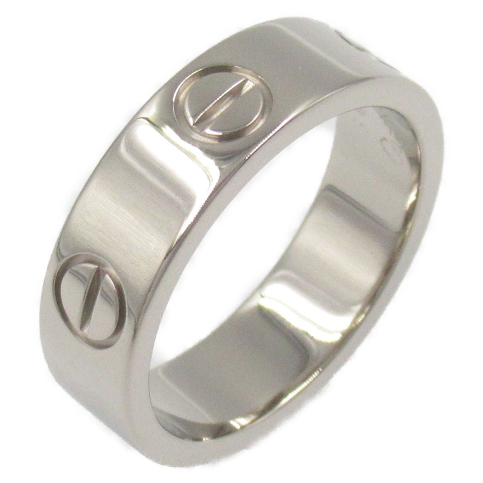 Cartier Love Ring K18Wg (White Gold) Silver