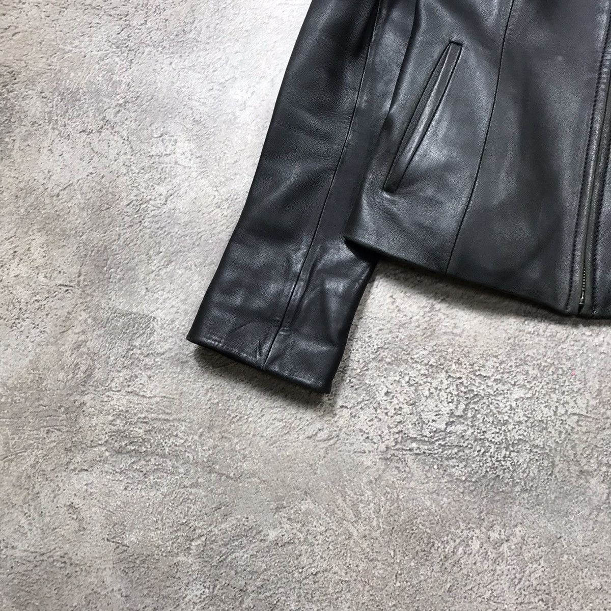 Vintage Vintage Y2K Black Moto Jacket Streetwear Grunge Archive S Size S / US 4 / IT 40 - 4 Thumbnail
