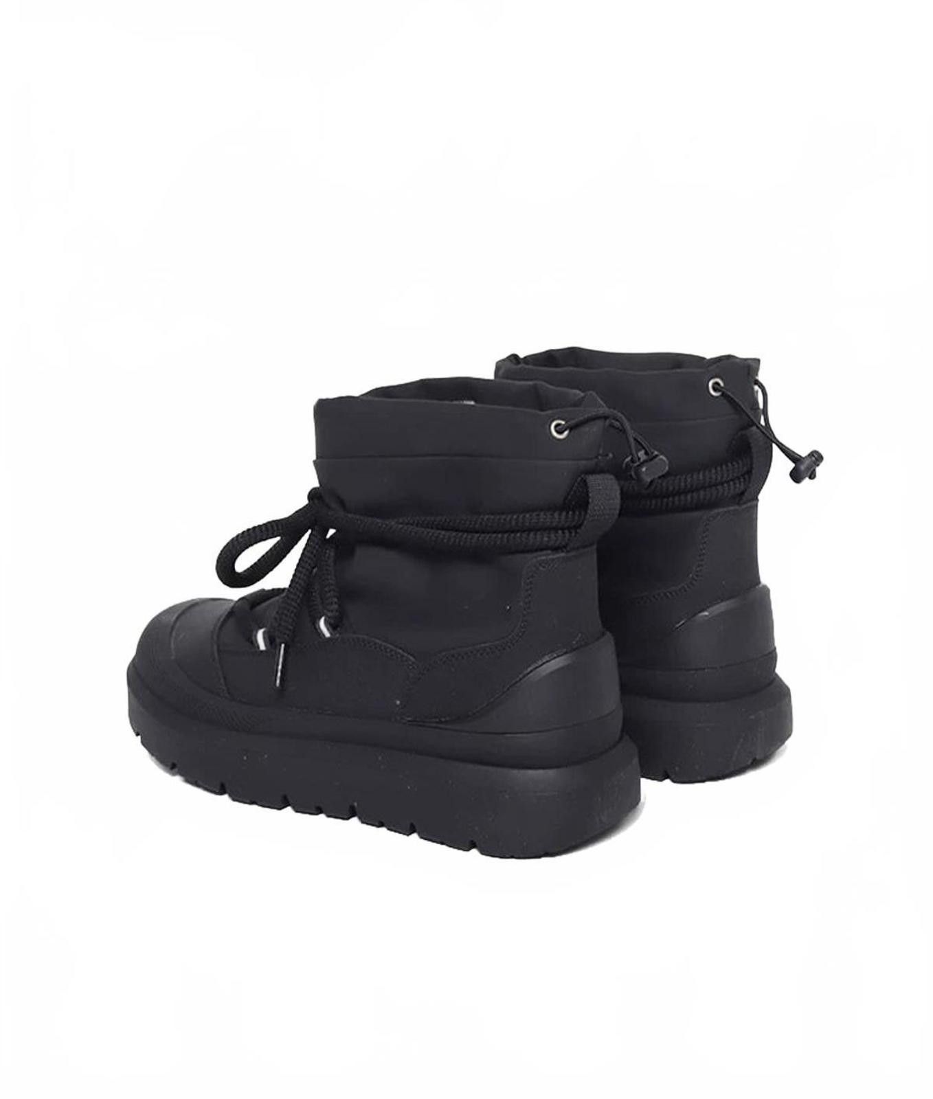 Japanese Brand Chunky Lace Padded Snow Boot | Thick-Sole Puffer Shoe Size US 8 / EU 41 - 5 Thumbnail