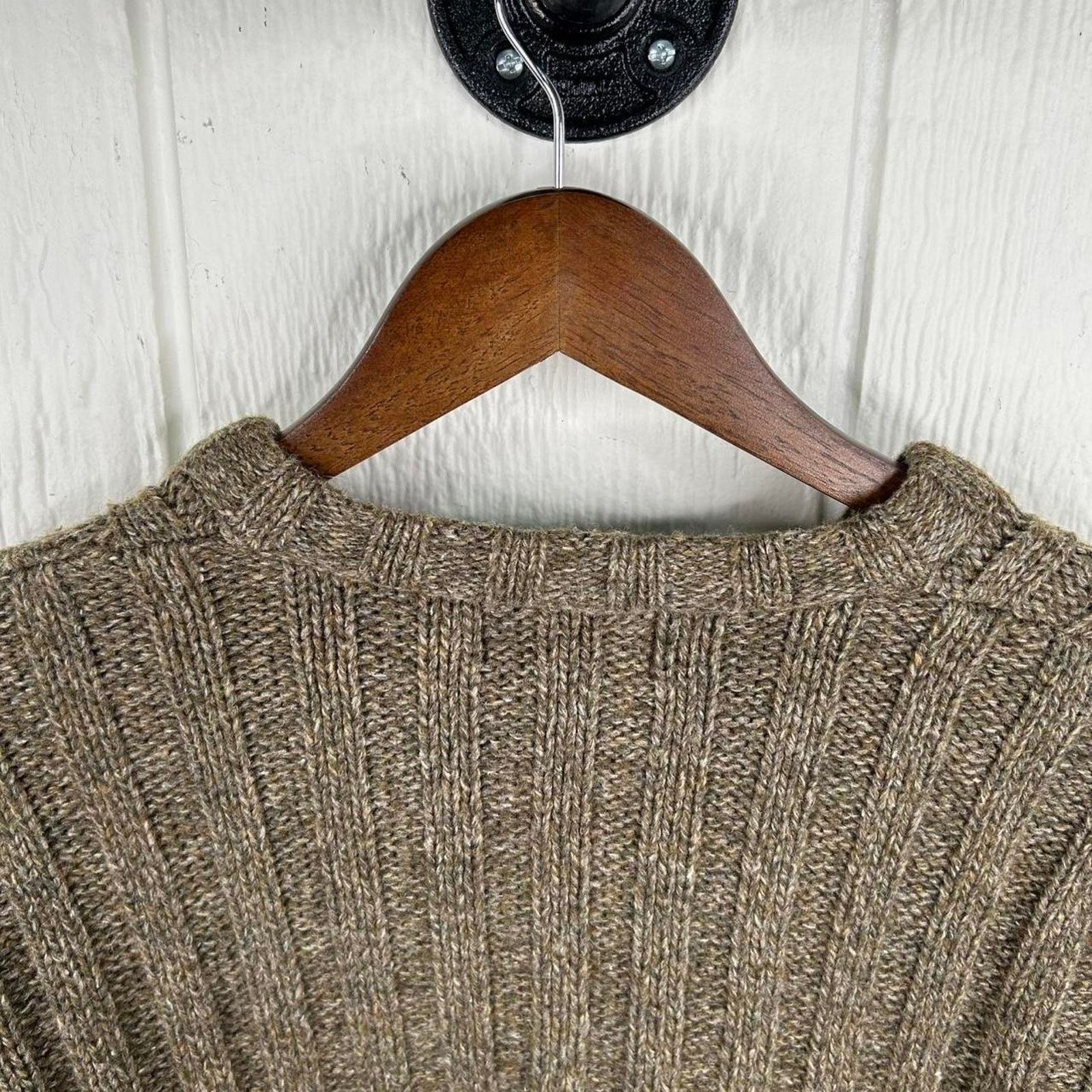 Sonoma Vintage 90’s Sonoma Tan Tight-Knit Sweater Size Medium Size M / US 6-8 / IT 42-44 - 4 Thumbnail