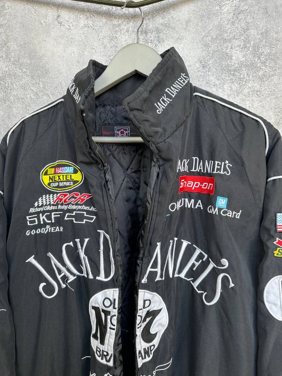 NASCAR JH Design Jack Daniels Nascar Racing Motorsport VTG Jacket Size US XXL / EU 58 / 5 - 4 Thumbnail
