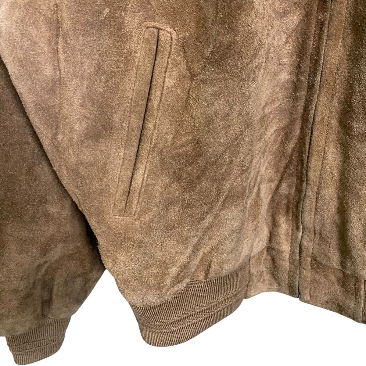 Japanese Brand Sea Hop Vintage 90s Leather Suede Jacket Schott Style Size US L / EU 52-54 / 3 - 10 Thumbnail