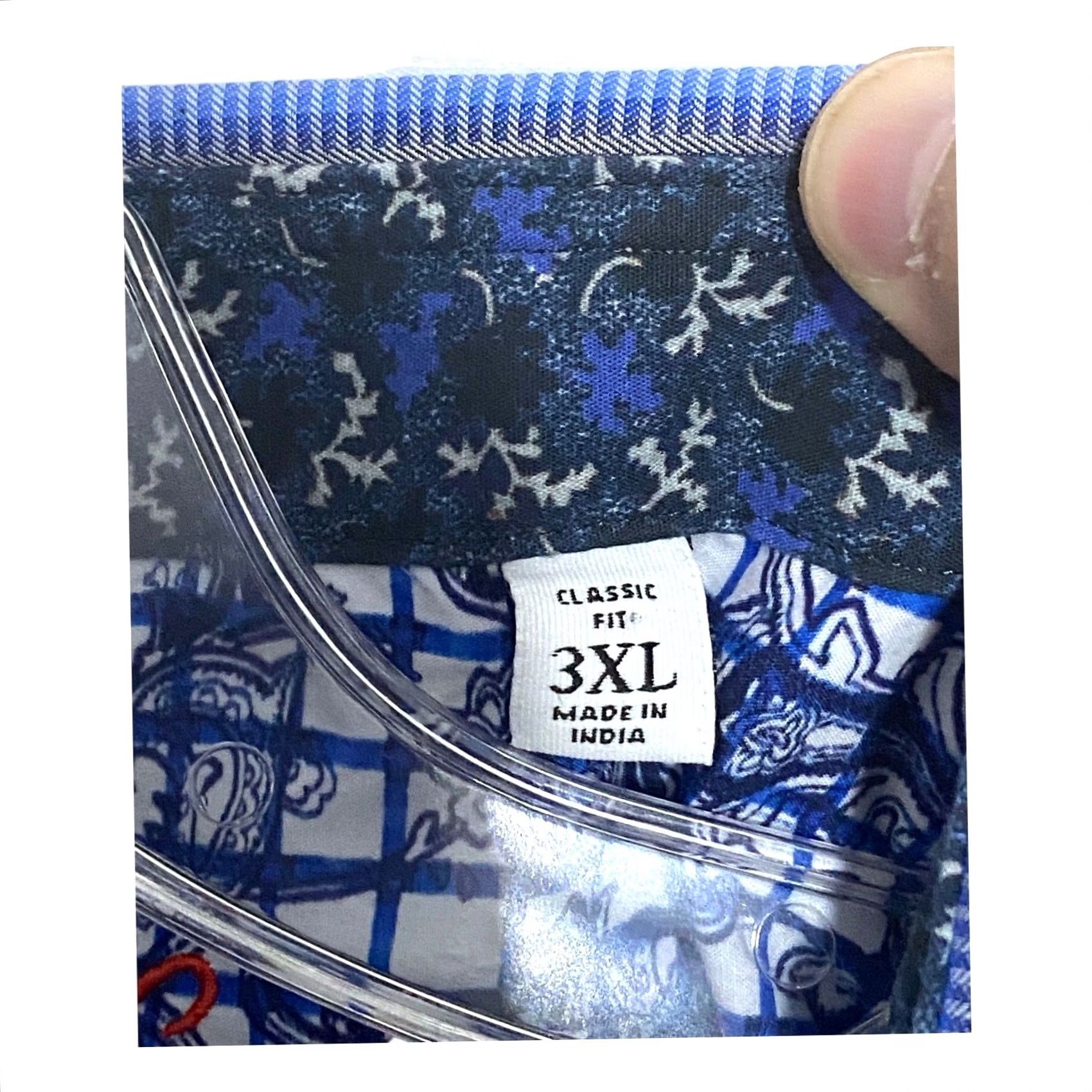 Robert Graham VINTAGE Robert Graham Classic Fit Blue Striped Button Shirt Mens 3XL Flip Cuff Luxury Size US XXL / EU 58 / 5 - 6 Thumbnail