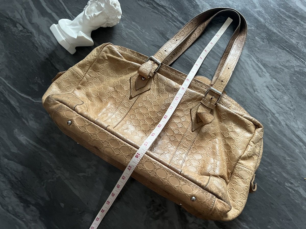 Vivienne Westwood Vivienne Westwood : Monogram Orb Logo Leather Handle Bag Size ONE SIZE - 15 Thumbnail