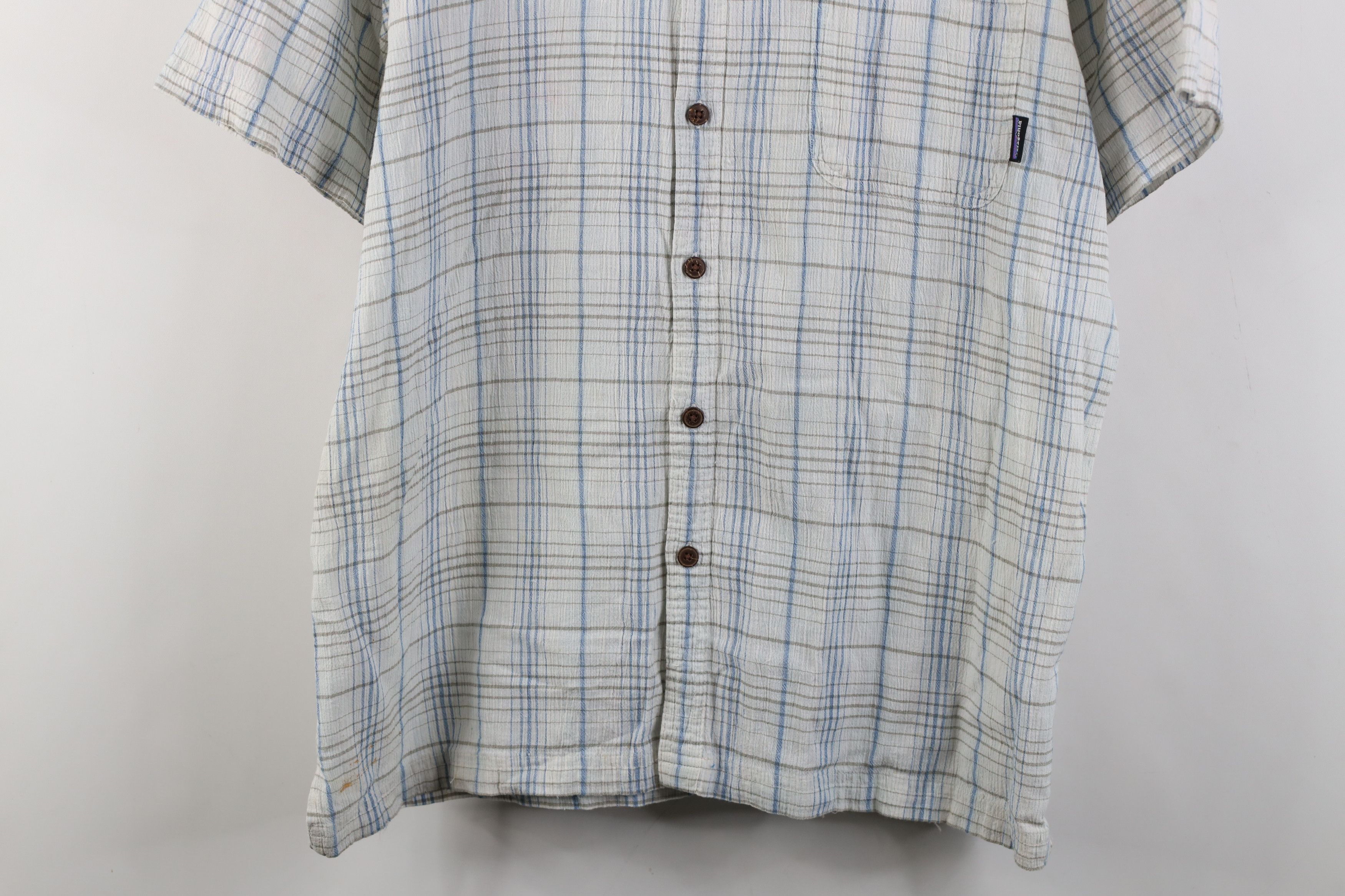 Patagonia Vintage Patagonia Lightweight Organic Cotton Button Shirt Size US L / EU 52-54 / 3 - 3 Thumbnail