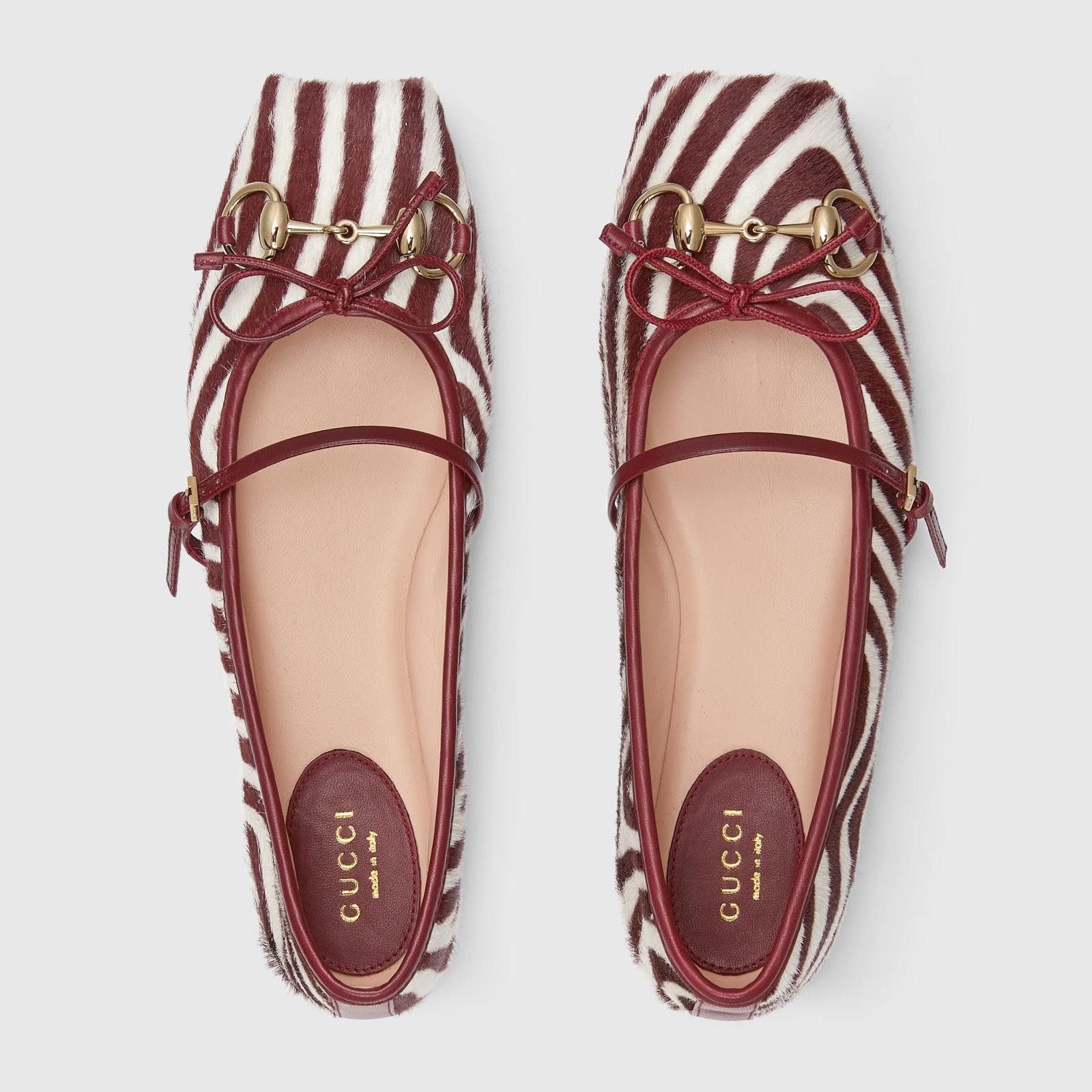 Gucci Gucci Horsebit Calf Hair Ballet Flats Size US 7.5 / IT 37.5 - 3 Thumbnail