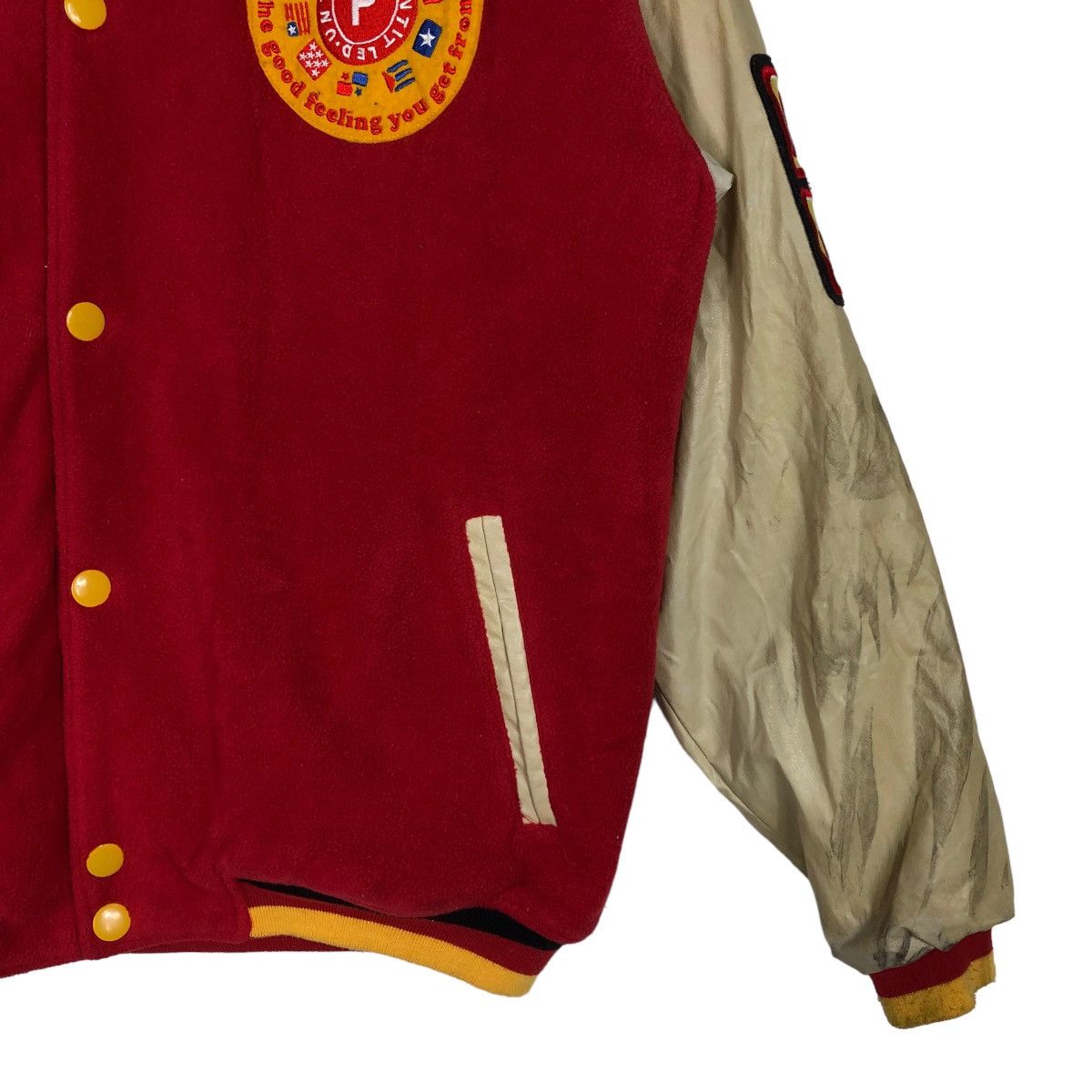 Japanese Brand 🔥Person For Men Varsity Jacket Big Logo Spell Out Size US L / EU 52-54 / 3 - 5 Thumbnail