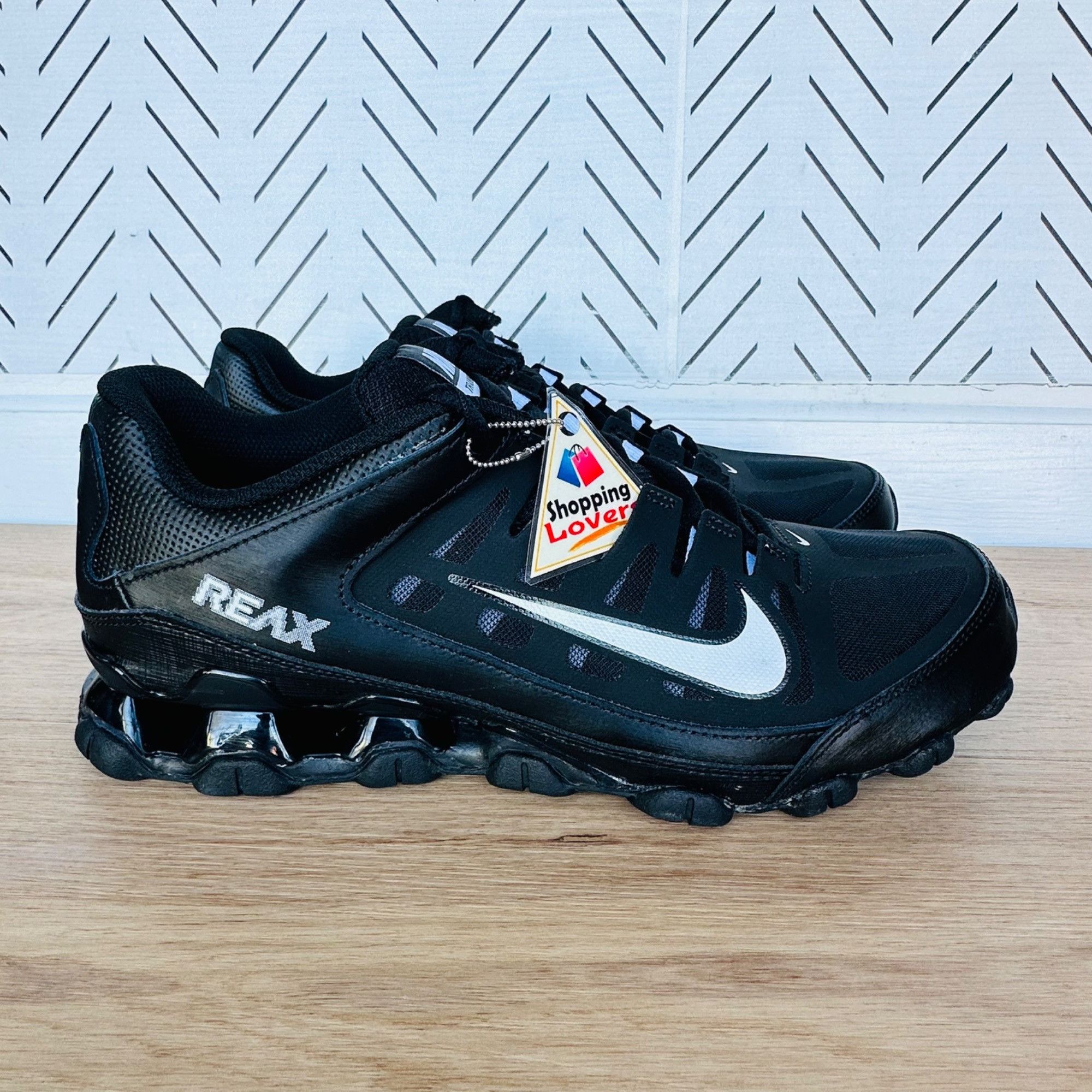 ⭐Nike Reax TR Mesh Sz Men's Training Shoes Black Comfy S