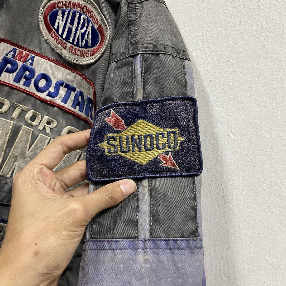 YELLOW CORN Vintage Yellow Corn Sledge Hammer NHRA Racing Jacket Size US XL / EU 56 / 4 - 15 Thumbnail