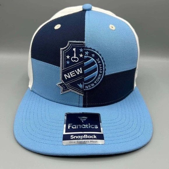 Other New York City FC Hat Men Embroidered MLS Fanatics Snap Back Size ONE SIZE - 1 Thumbnail