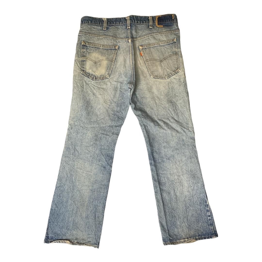 Levi's Vintage Clothing Vintage Levi’s Orange Tab Distressed Bootcut Denim Size 35" - 3 Thumbnail