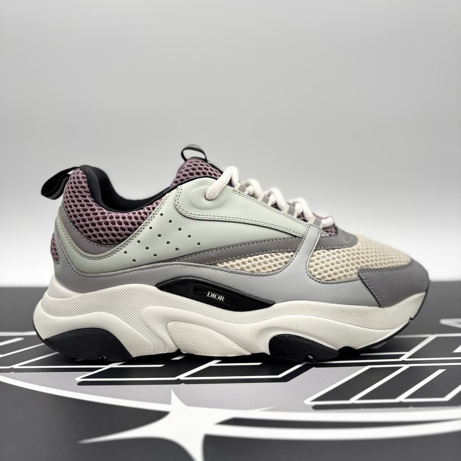Dior Dior B22 Sneaker ' Cream, Lavender ' | GOOD CONDITION! Size US 8 / EU 41 - 2 Thumbnail