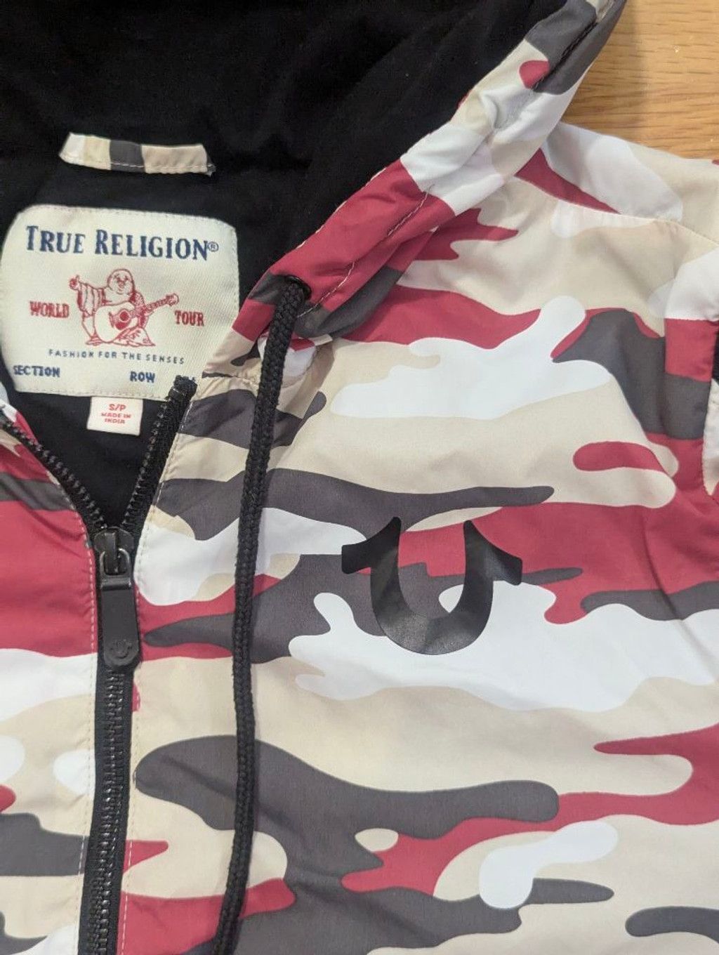 True Religion True Religion Camo + Mesh Red Windbreaker Jacket Small Size S / US 4 / IT 40 - 6 Thumbnail