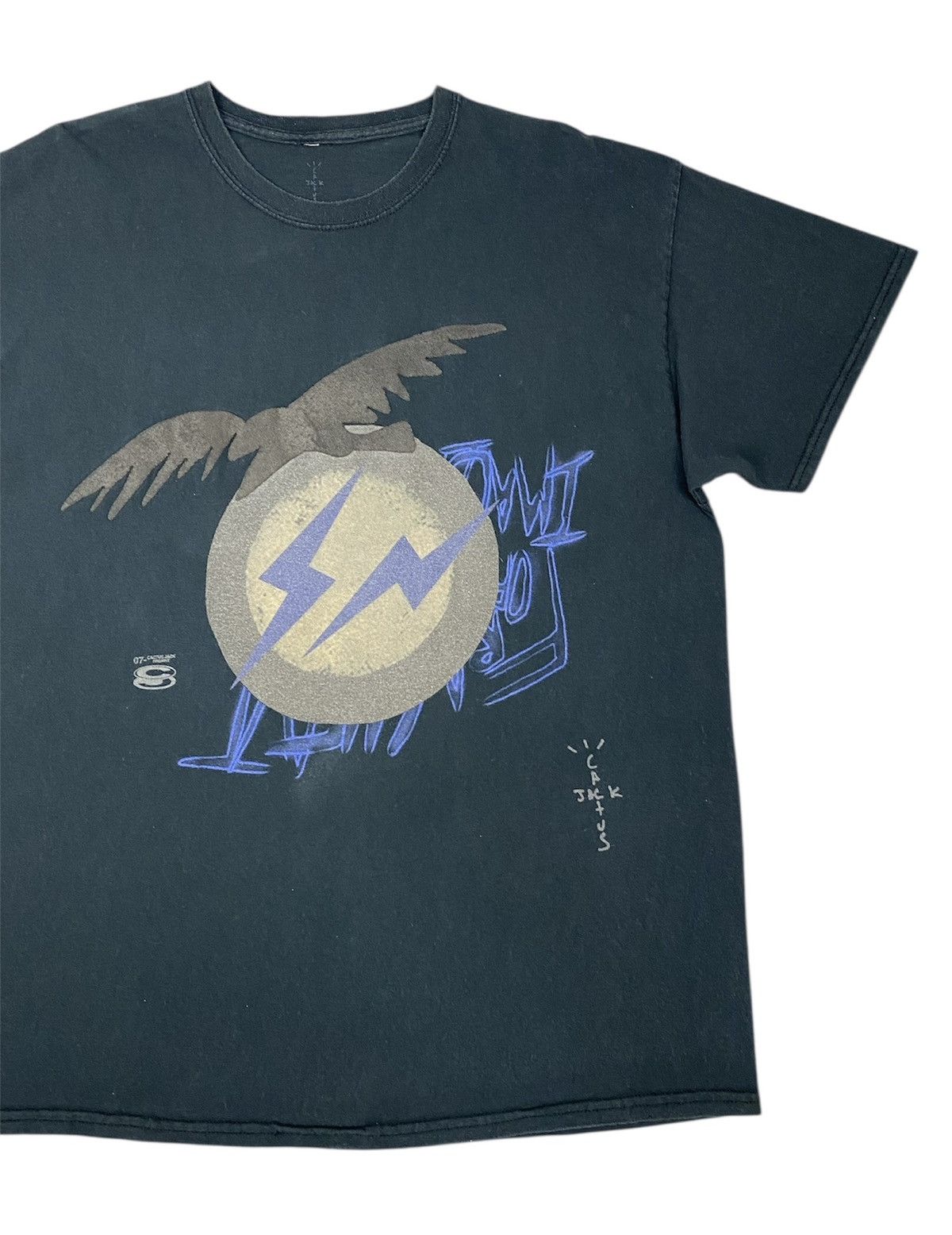 Cactus Plant Flea Market × Travis Scott Rare🔥 Travis Scott Cactus Jack Fragment Shirt washed black Size US L / EU 52-54 / 3 - 4 Thumbnail