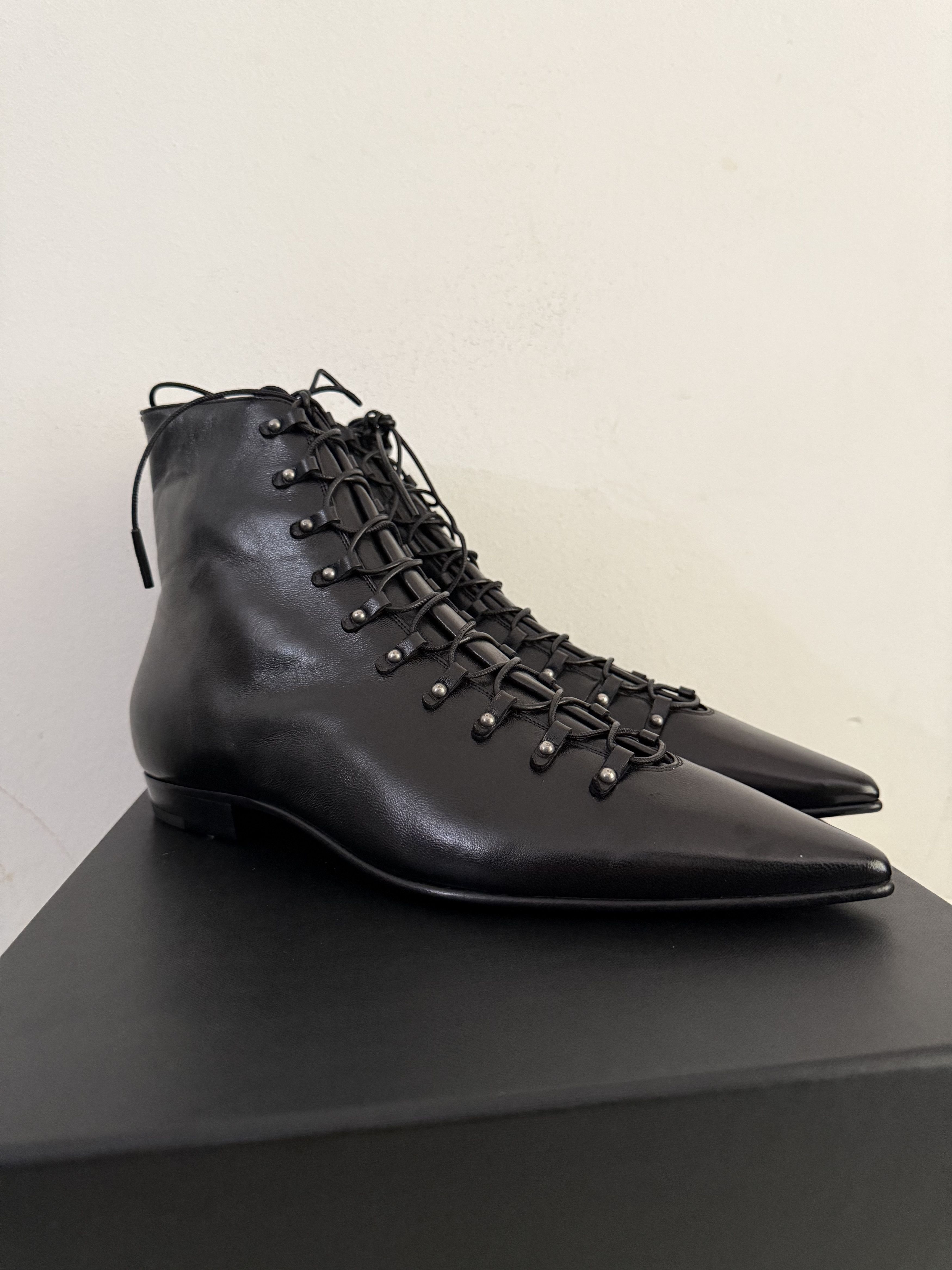 Saint Laurent Paris Saint Laurent Levine 15 Lace-Up Boots Size US 9.5 / EU 42-43 - 2 Thumbnail