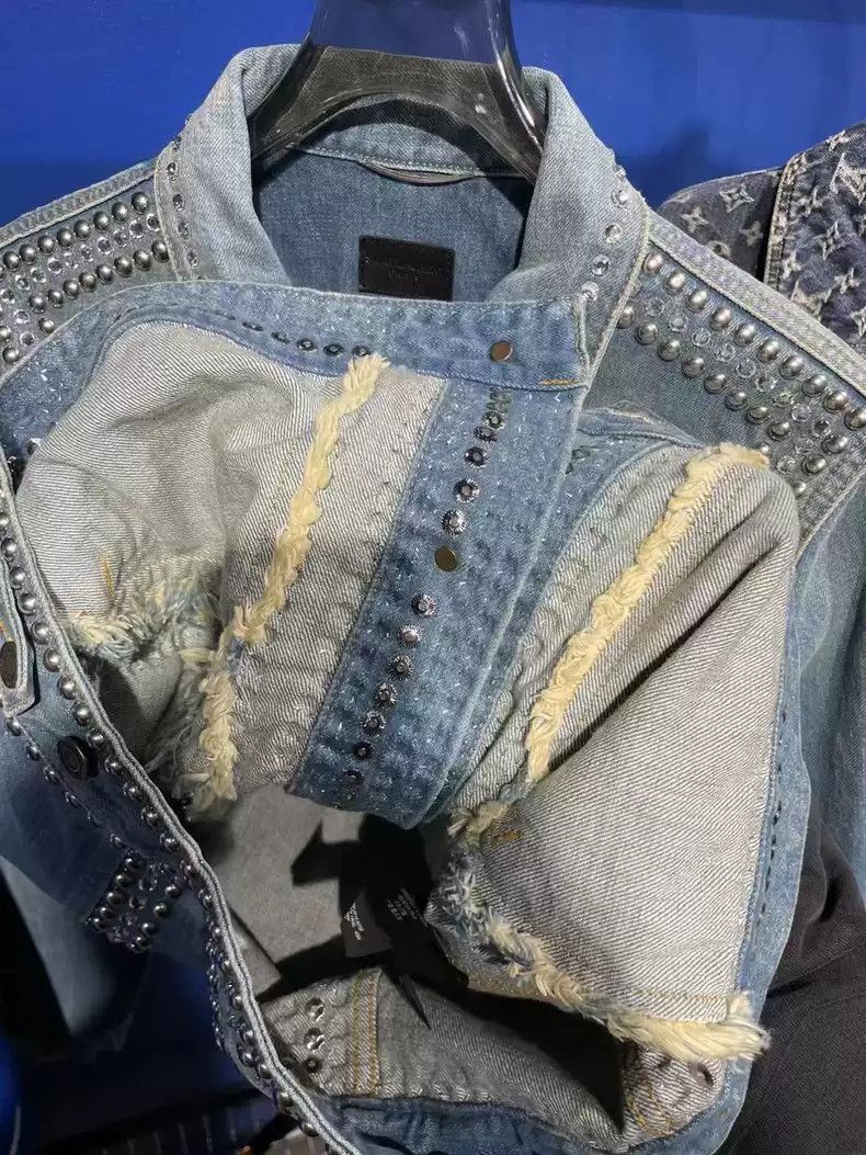 Saint Laurent Paris Saint Laurent Paris Diamond denim jacket-2505 Size US L / EU 52-54 / 3 - 3 Thumbnail
