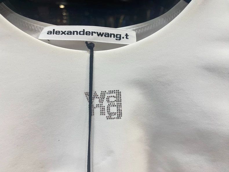 Alexander Wang Alexander Wang White Short Sleeve T-shirt- Size S / US 4 / IT 40 - 2 Thumbnail
