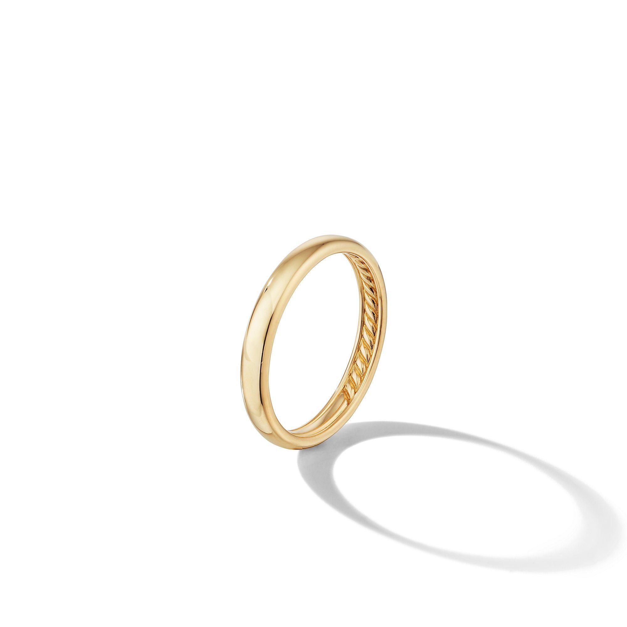 David Yurman o1w1db10526 R25198M/Size 6/DY Classic Band Ring in Golden Size ONE SIZE - 3 Thumbnail