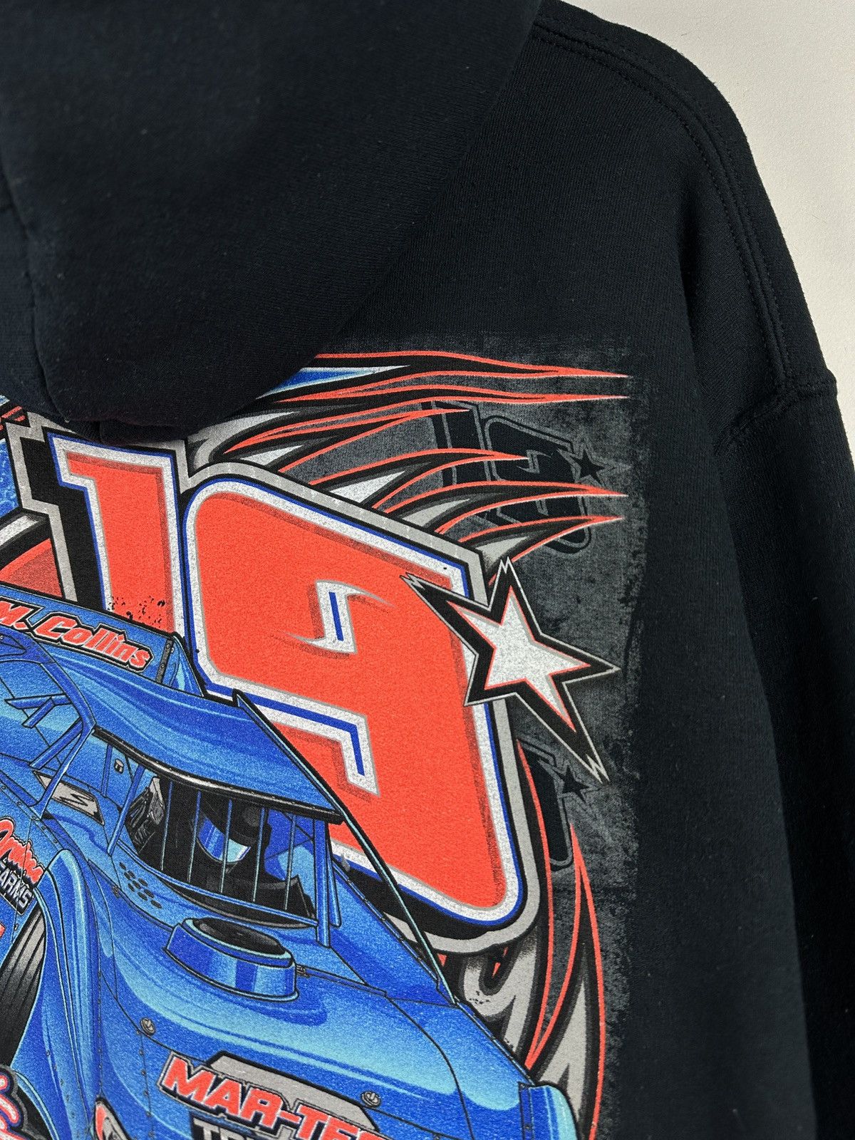 Vintage Vintage Y2K Hunter Bailey 19 Racing Hoodie Size US M / EU 48-50 / 2 - 8 Thumbnail