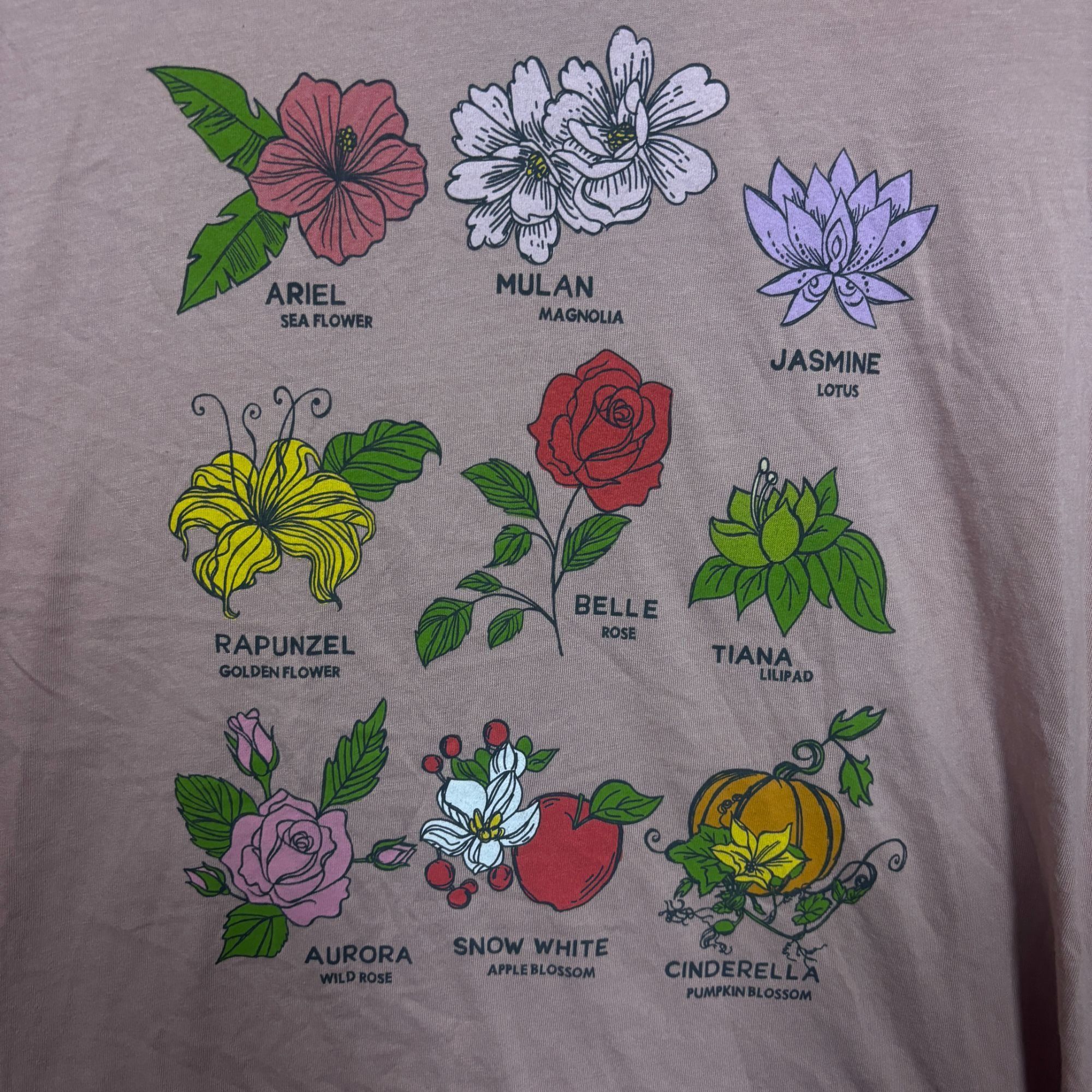 Disney Disney Princess Flower women’s plus size T-shirt 00 Size XXS / US 00 / IT 34 - 2 Thumbnail