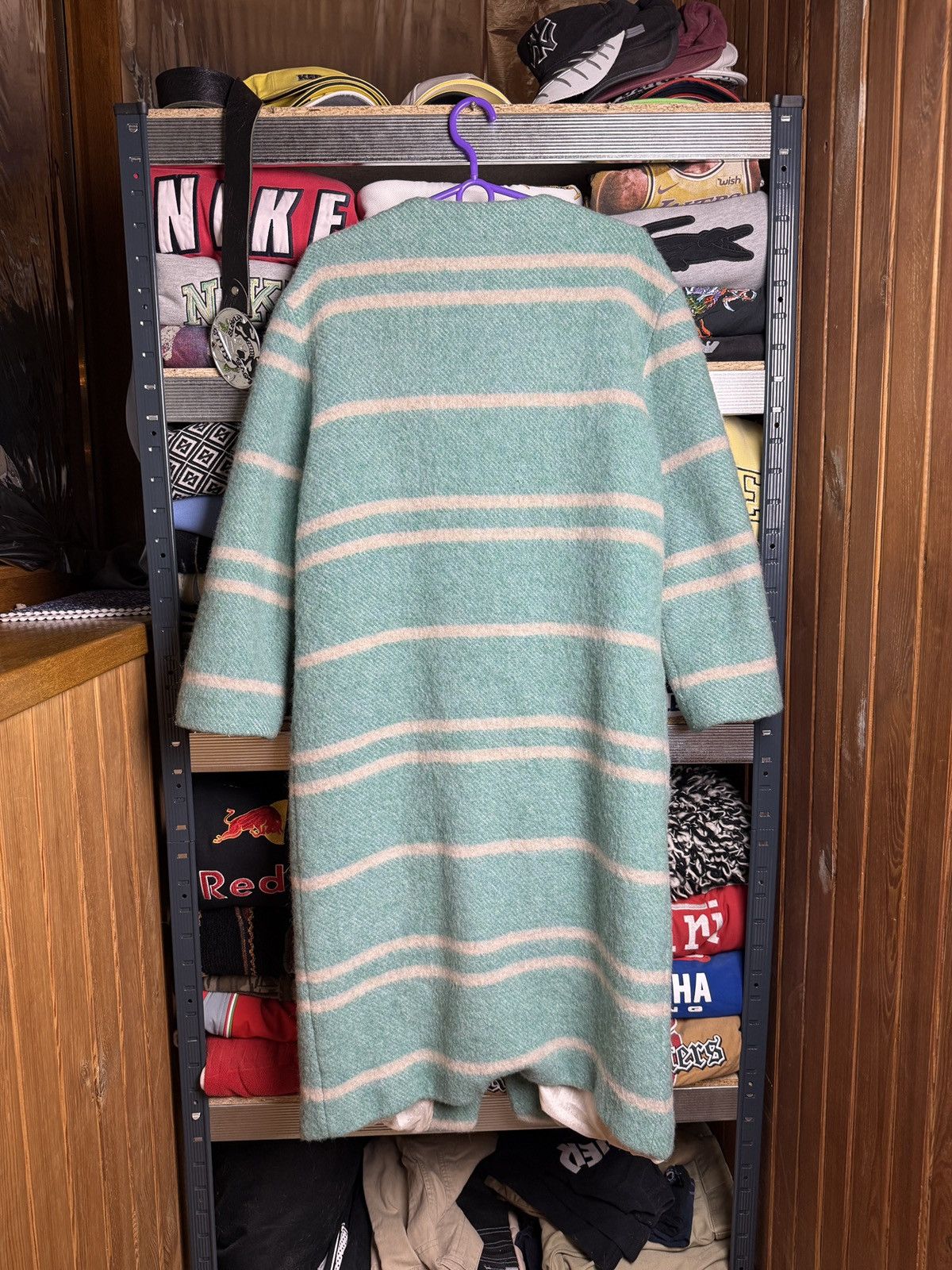 Sezane Sezane Coat Striped green SZ38 Size S / US 4 / IT 40 - 2 Thumbnail