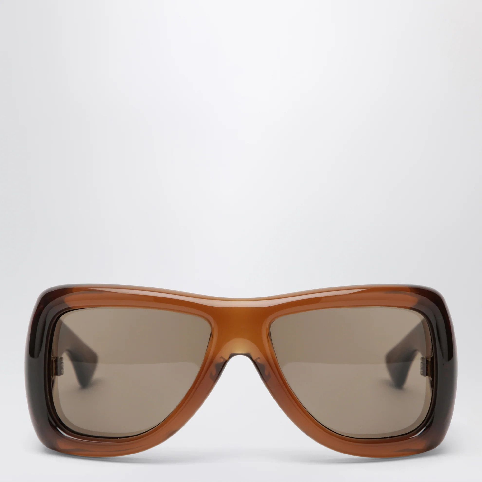 Saint Laurent Paris o1d2blof0526 Size: OS / Oversized Sunglasses in Brown Size ONE SIZE - 4 Thumbnail