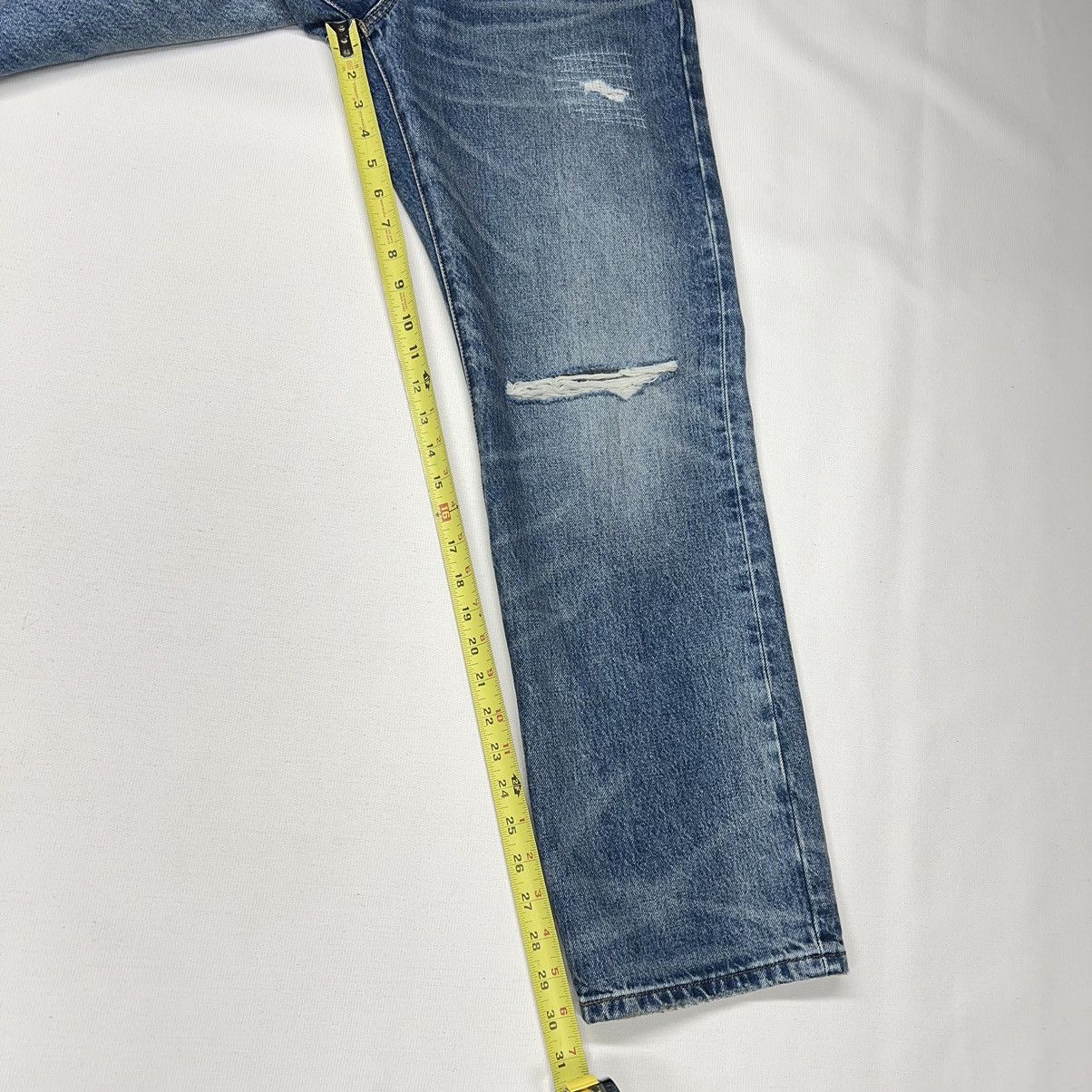 Levi's Made & Crafted NEW Levis 501 90s Jeans Blue Selvedge Denim Red Line Size 29" - 23 Thumbnail