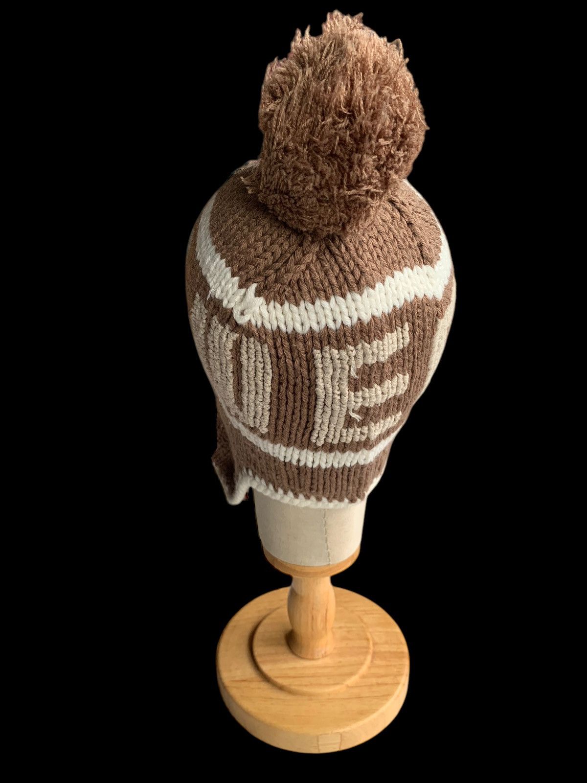 Japanese Brand × Kapital × Vintage FLOWER CIRCLE KNITTED WINTER SESSIONS EAR FLAP BEANIE HATS Size ONE SIZE - 4 Thumbnail