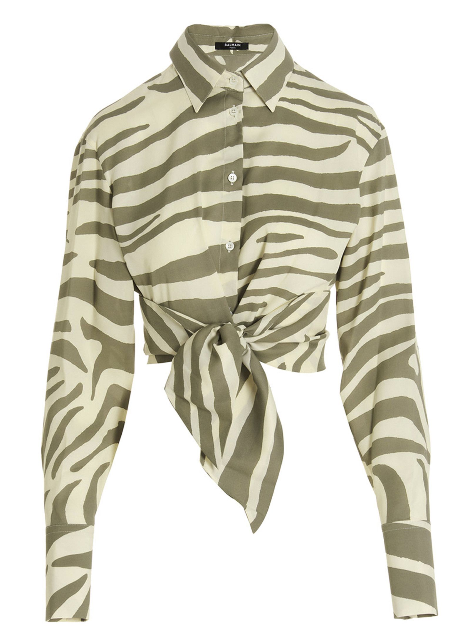 Balmain Zebra Shirt Size XS / US 0-2 / IT 36-38 - 1 Thumbnail